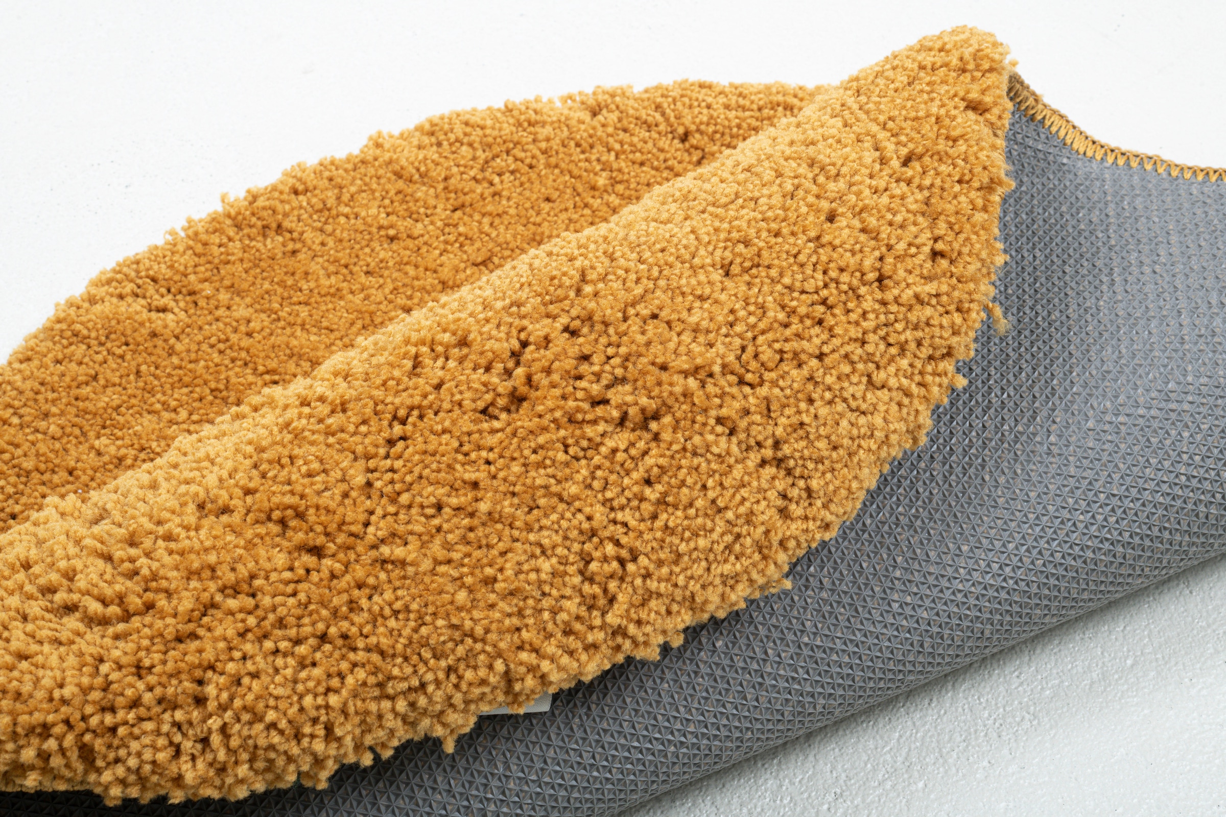 TOM TAILOR HOME Badematte »Cozy Bath UNI«, rutschhemmend beschichtet, fussbodenheizungsgeeignet, Badteppich, Uni Farben, rechteckig, rund und oval erhältlich