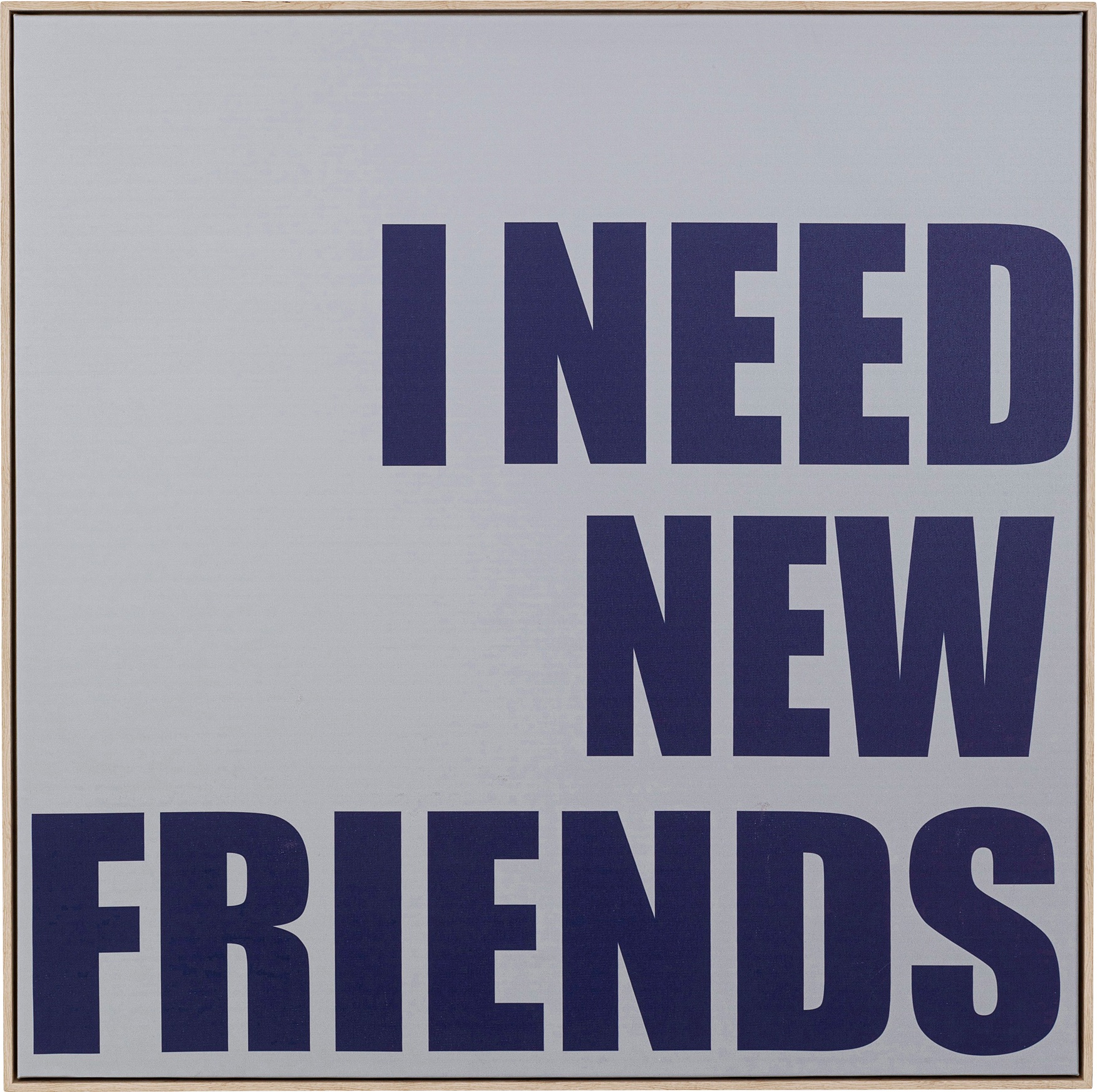 Image of Kare Design Bild mit Rahmen "Gerahmtes Bild New Friends 80x80cm"