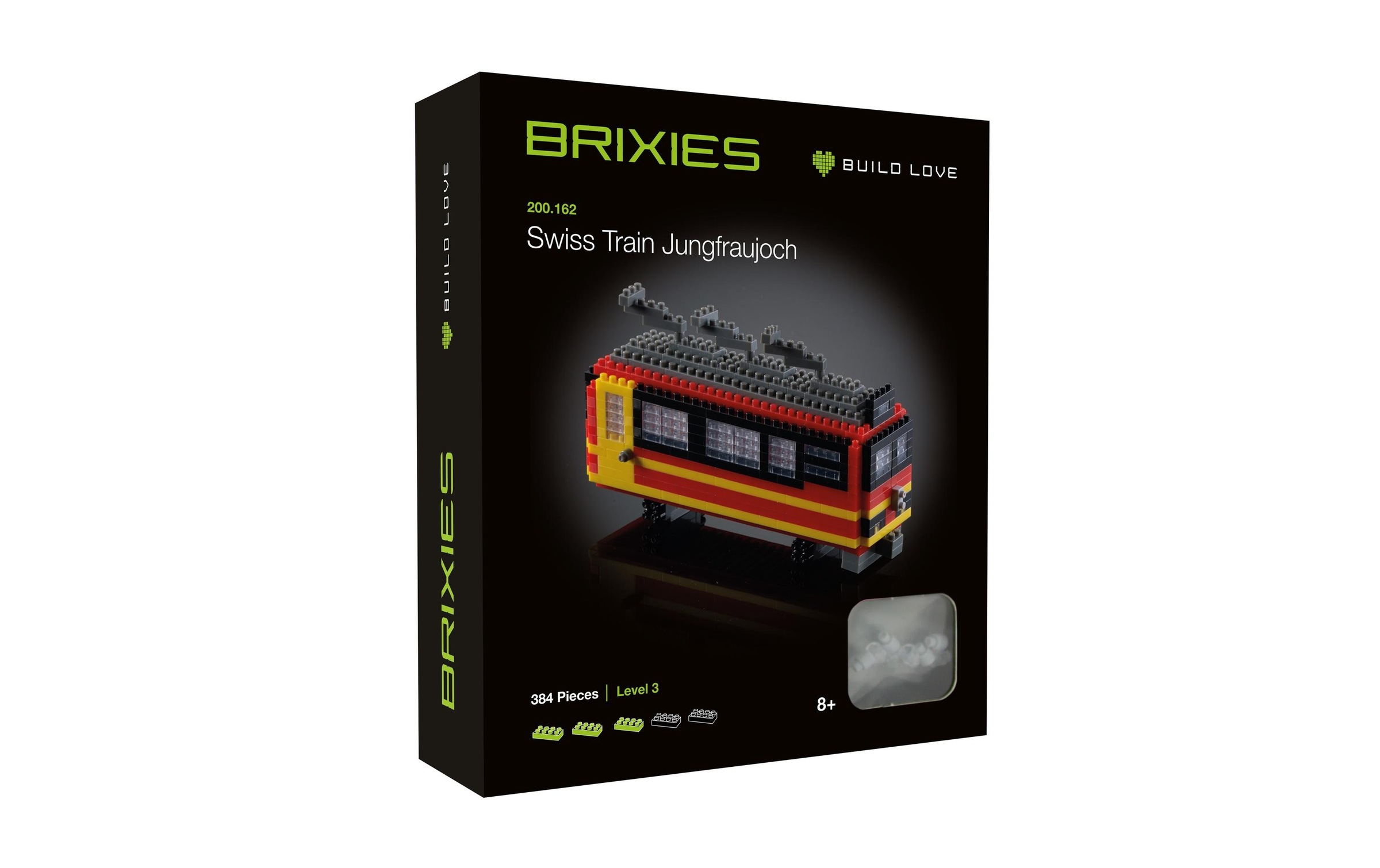 Image of Brixies Spielbausteine "Jungfraujochbahn aus 284 Bausteinen"