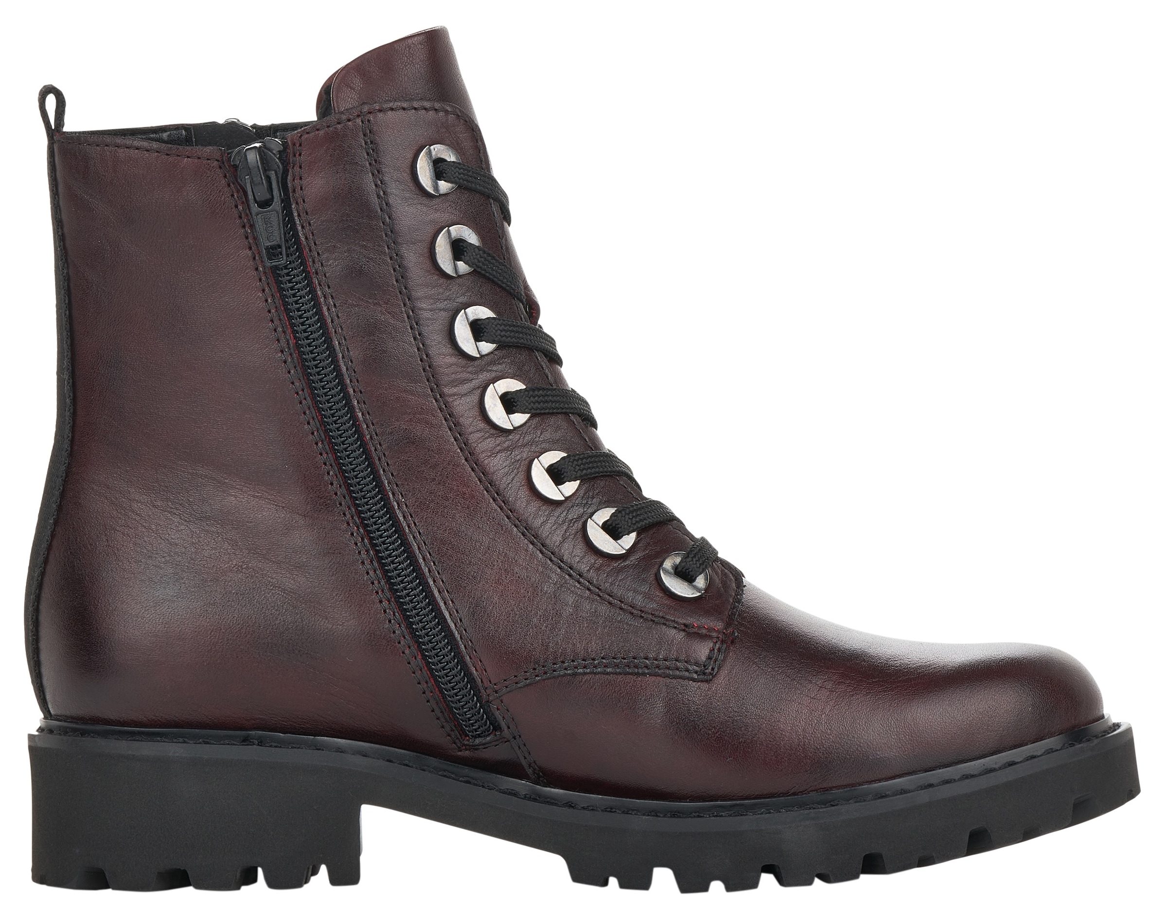 Remonte Bottes à lacets  talon bloc, bottines, boots à lacets, look usé à la mode