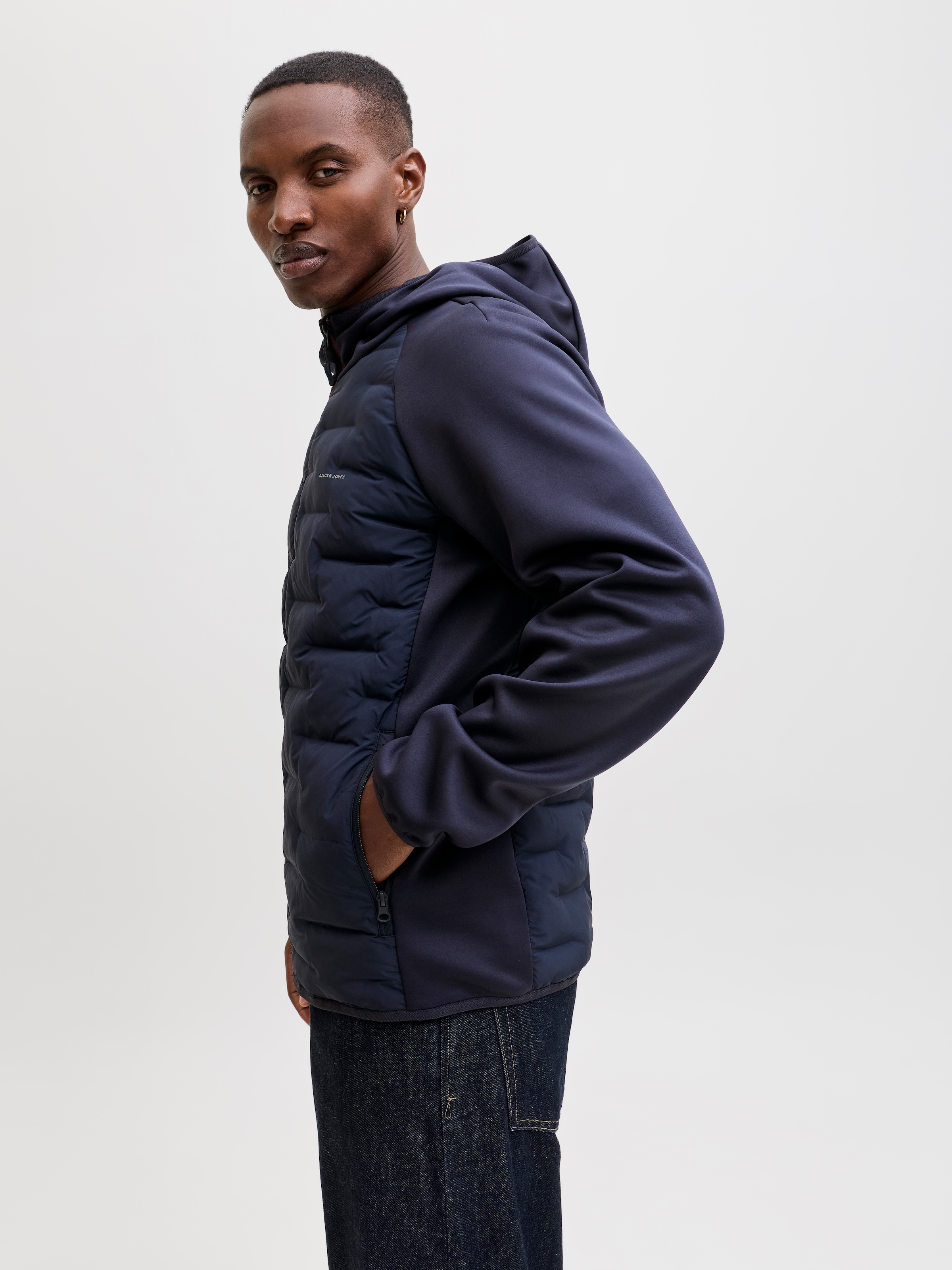 Jack & Jones Veste matelassée »JJEPERFECT HYBRID JACKET NOOS« mit Kapuze mit Kapuze