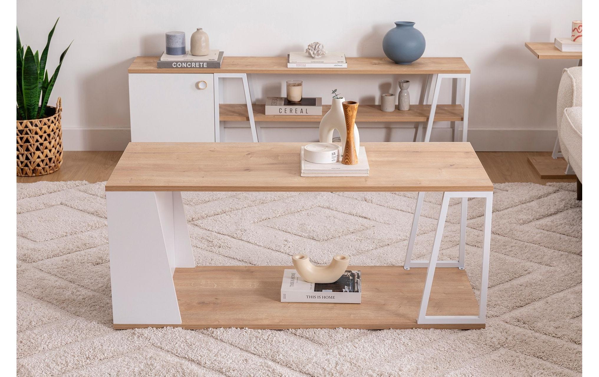 WOODY FASHION Beistelltisch »Lissa 120 x 48.6 cm«