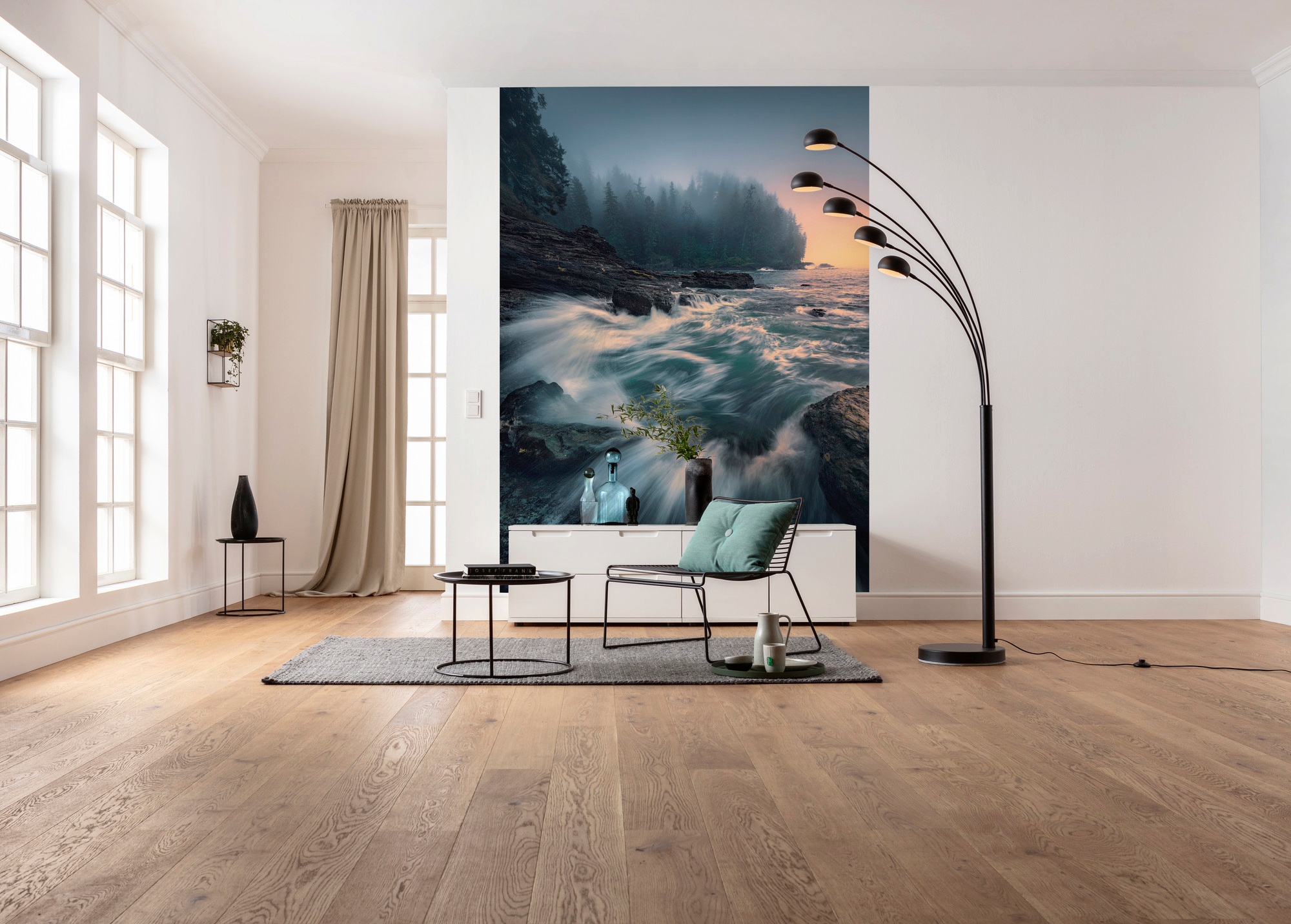 Komar Vliestapete »Digitaldruck Vlies - Cry of the Sea - Grösse 200 x 280 cm«, bedruckt, Wohnzimmer, Schlafzimmer