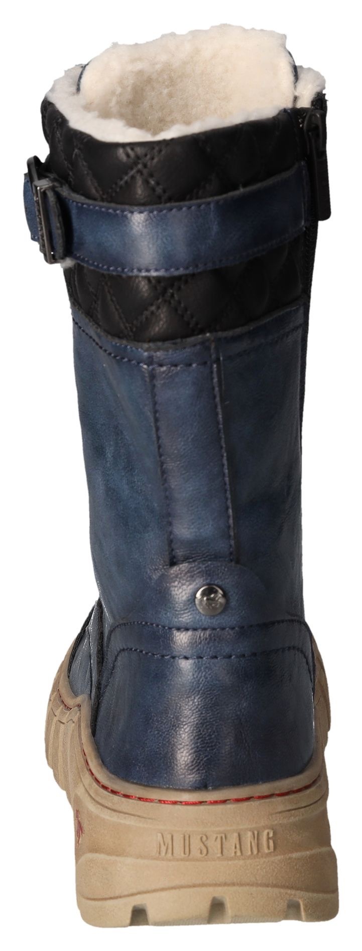Mustang Shoes Winterboots, Schnürboots, Snowboots, Profilsohle mit Innenreissverschluss