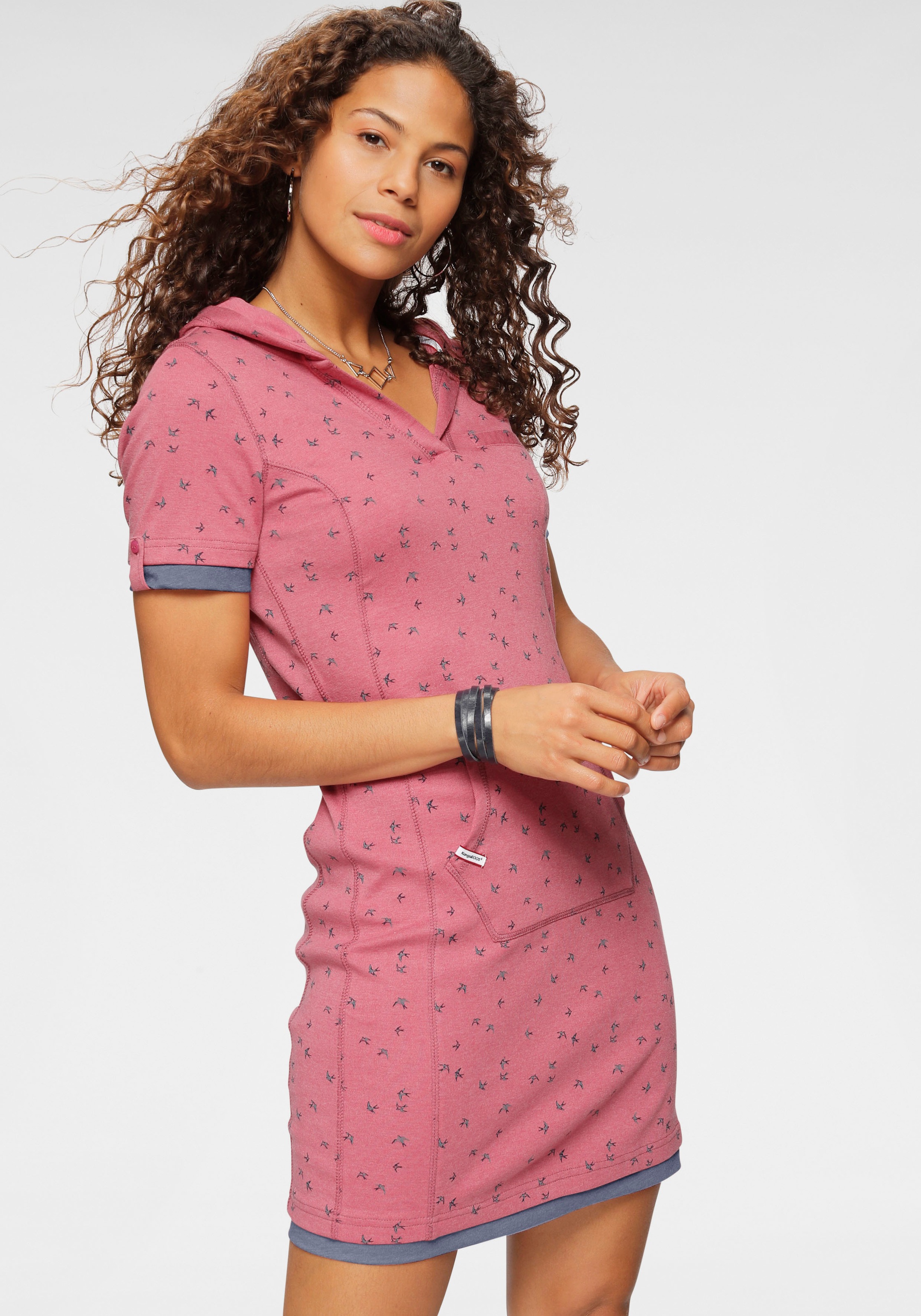 Image of KangaROOS Jerseykleid, mit maritimen Anker-Alloverprint bei Ackermann Versand Schweiz