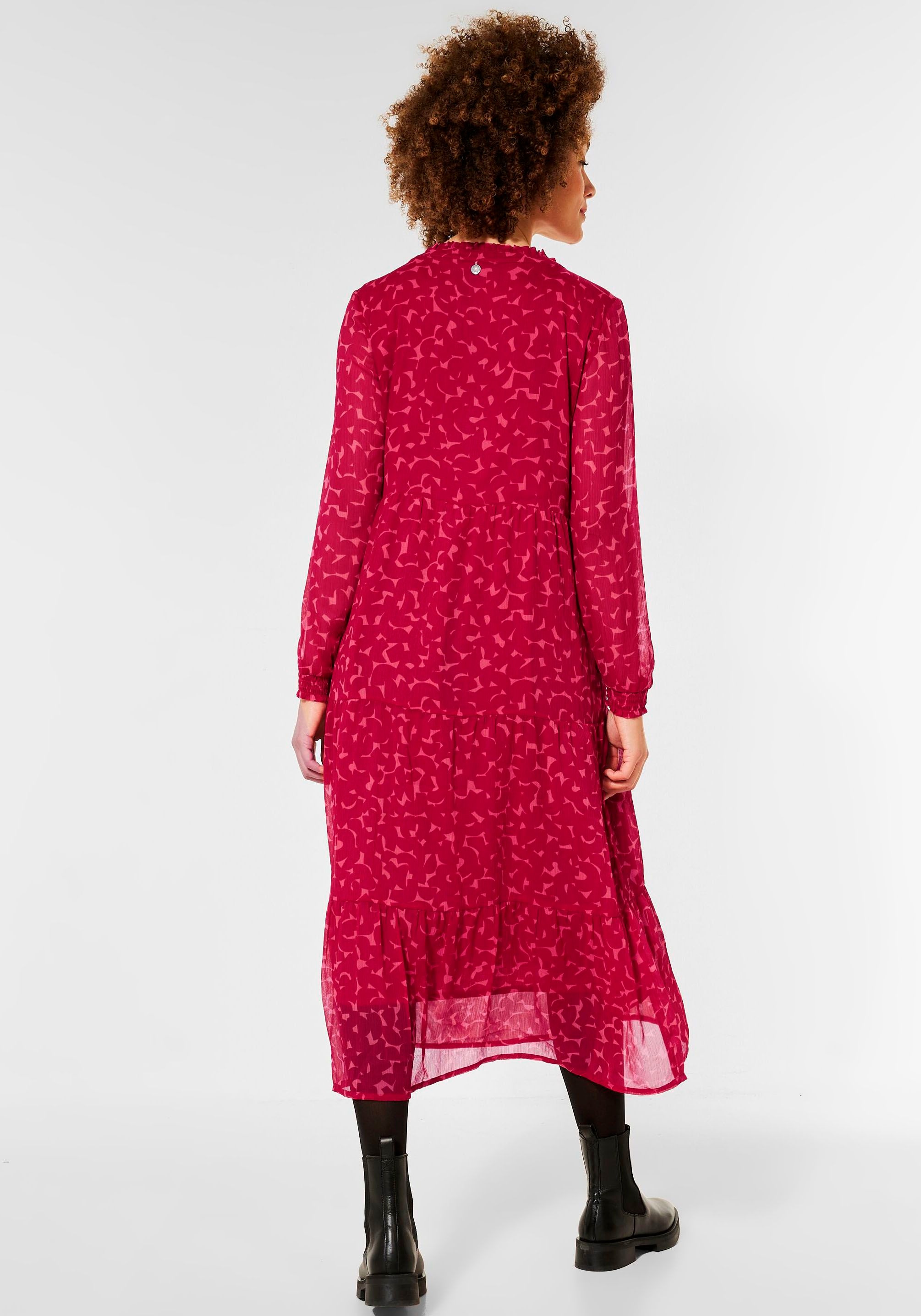 ♕ Chiffonkleid STREET Allover-Print versandkostenfrei »Chiffon Dress«, ONE Tunic mit bestellen
