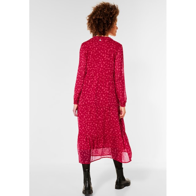 ♕ STREET ONE Chiffonkleid »Chiffon Tunic Dress«, mit Allover-Print  versandkostenfrei bestellen