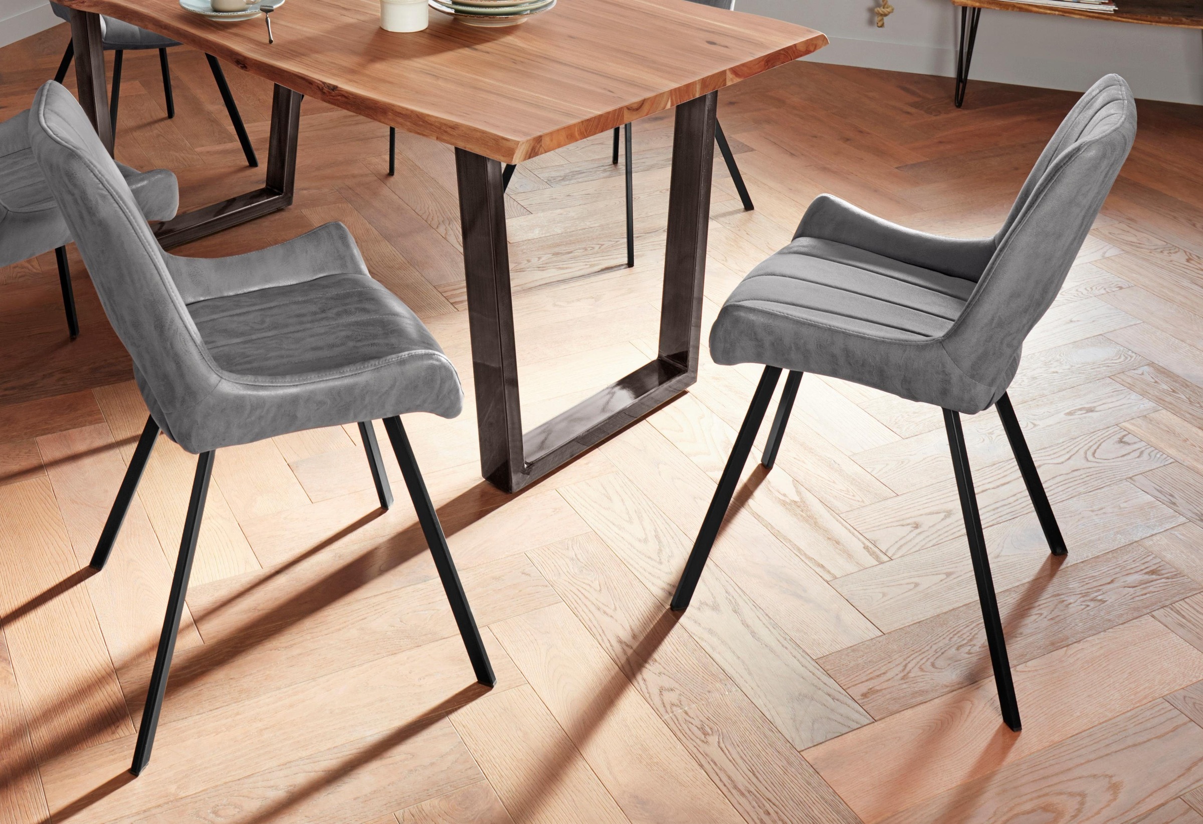 Image of MCA furniture 4-Fussstuhl »Olympia«, (Set), 2 St., Stuhl belastbar bis 120 Kg bei Ackermann Versand Schweiz