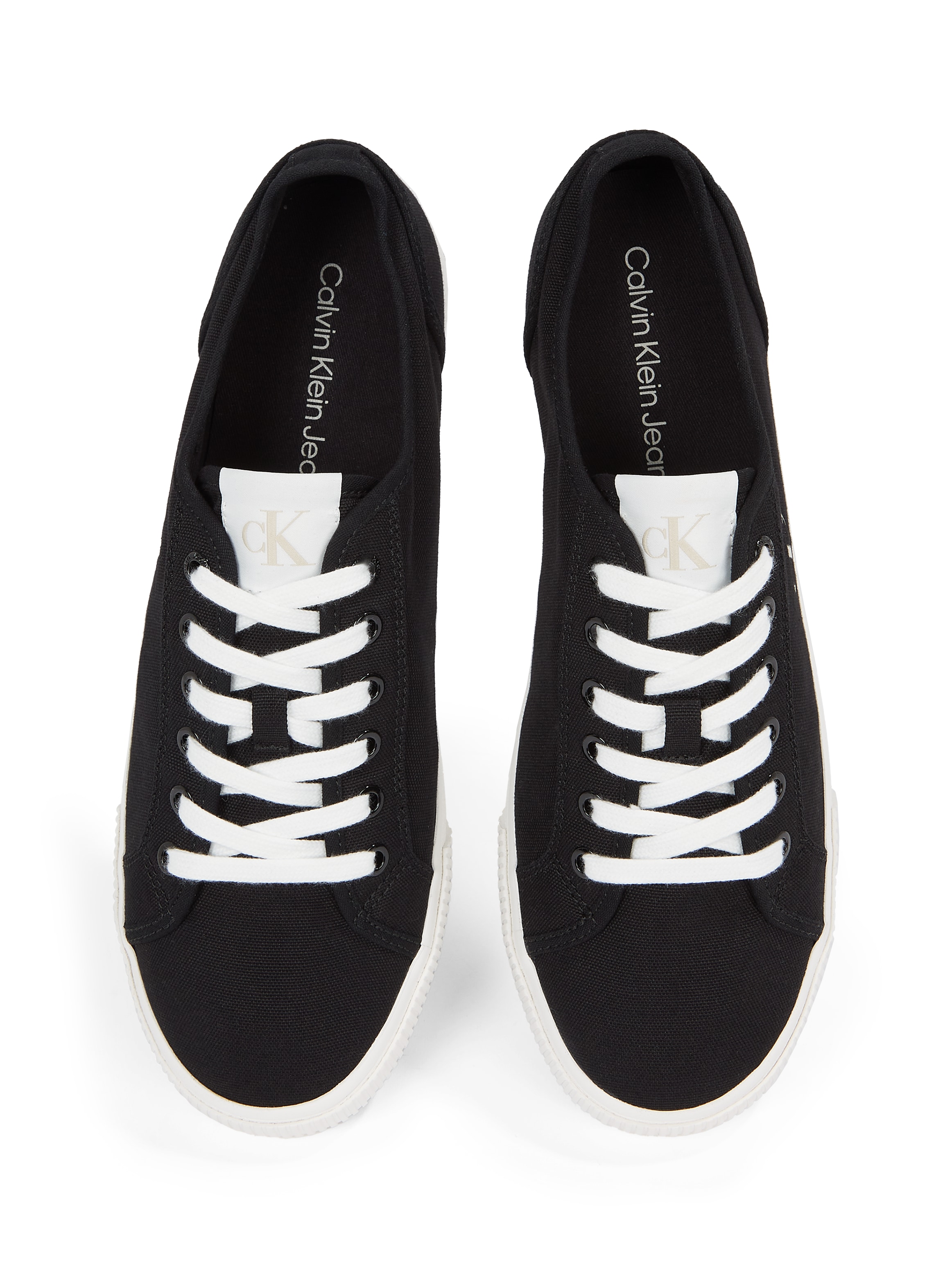 Calvin Klein Jeans Sneakers »ESS VULC LOW MG CANVAS«  Chaussure à lacets, chaussure basse, chaussure de loisirs au look classique