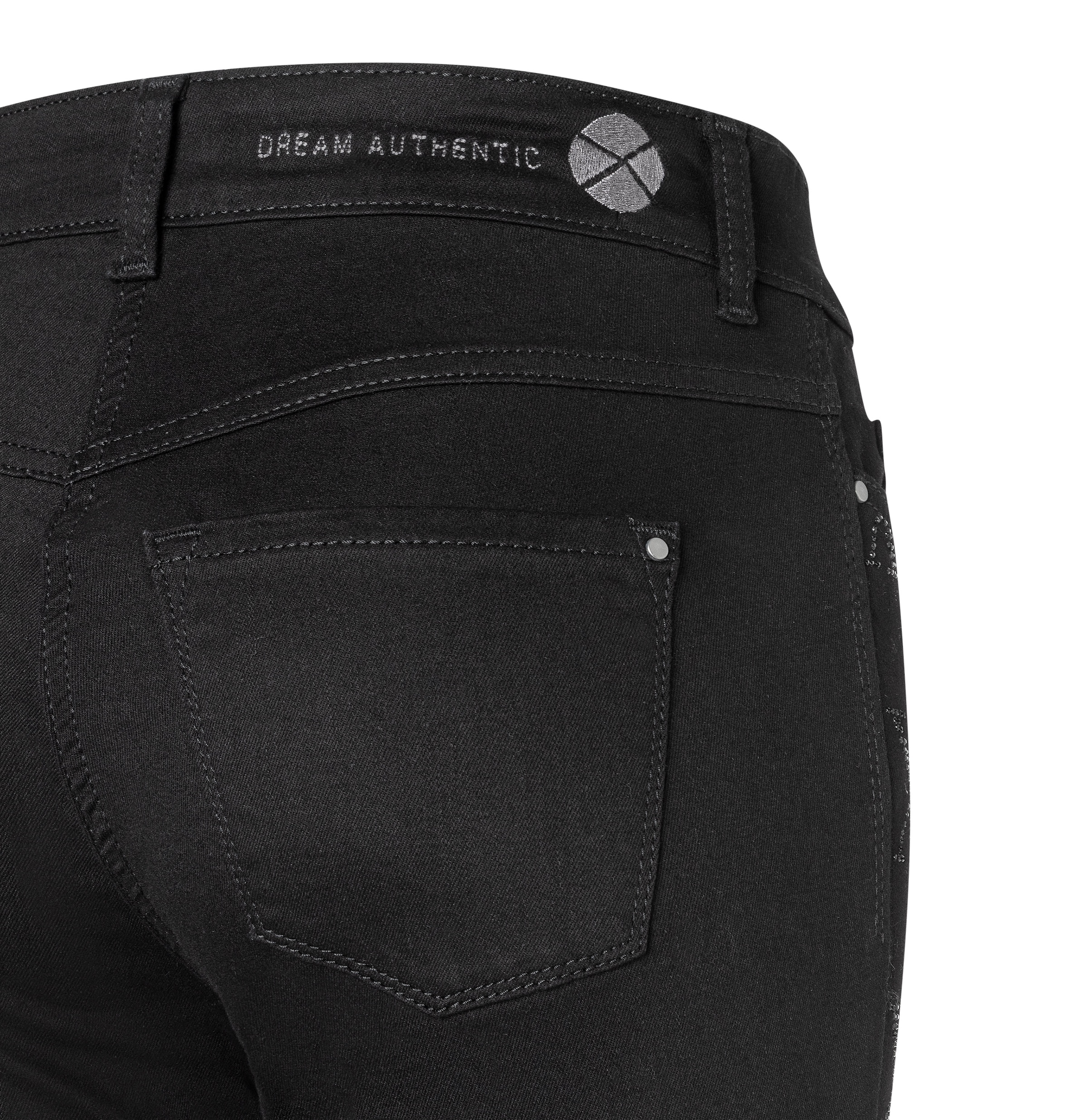 MAC Jeans skinny »DREAM SKINNY chain glitter« avec motif de pierres scintillantes