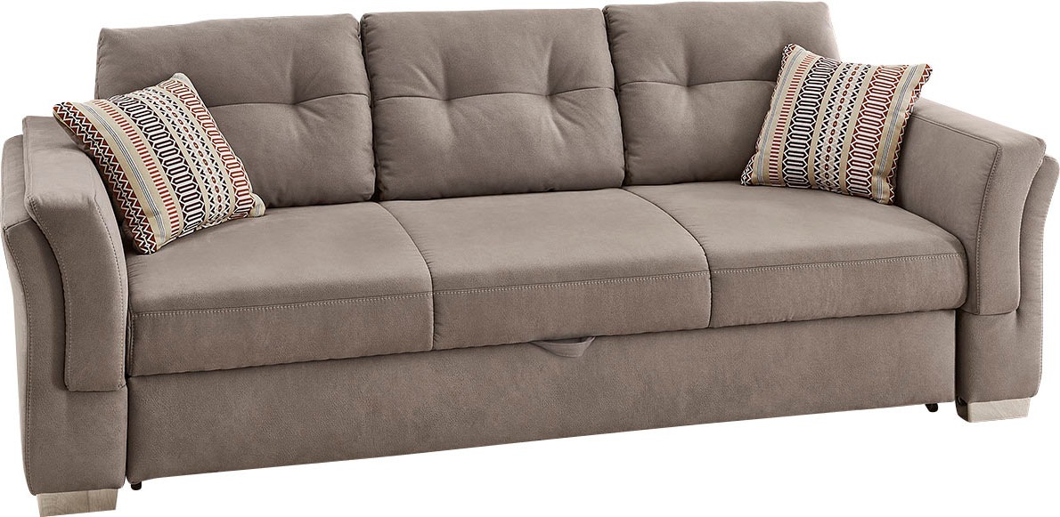 Image of Home affaire Schlafsofa, mit Bettfunktion, Relaxfunktion, Wellenfederung und grosser Liegefläche bei Ackermann Versand Schweiz