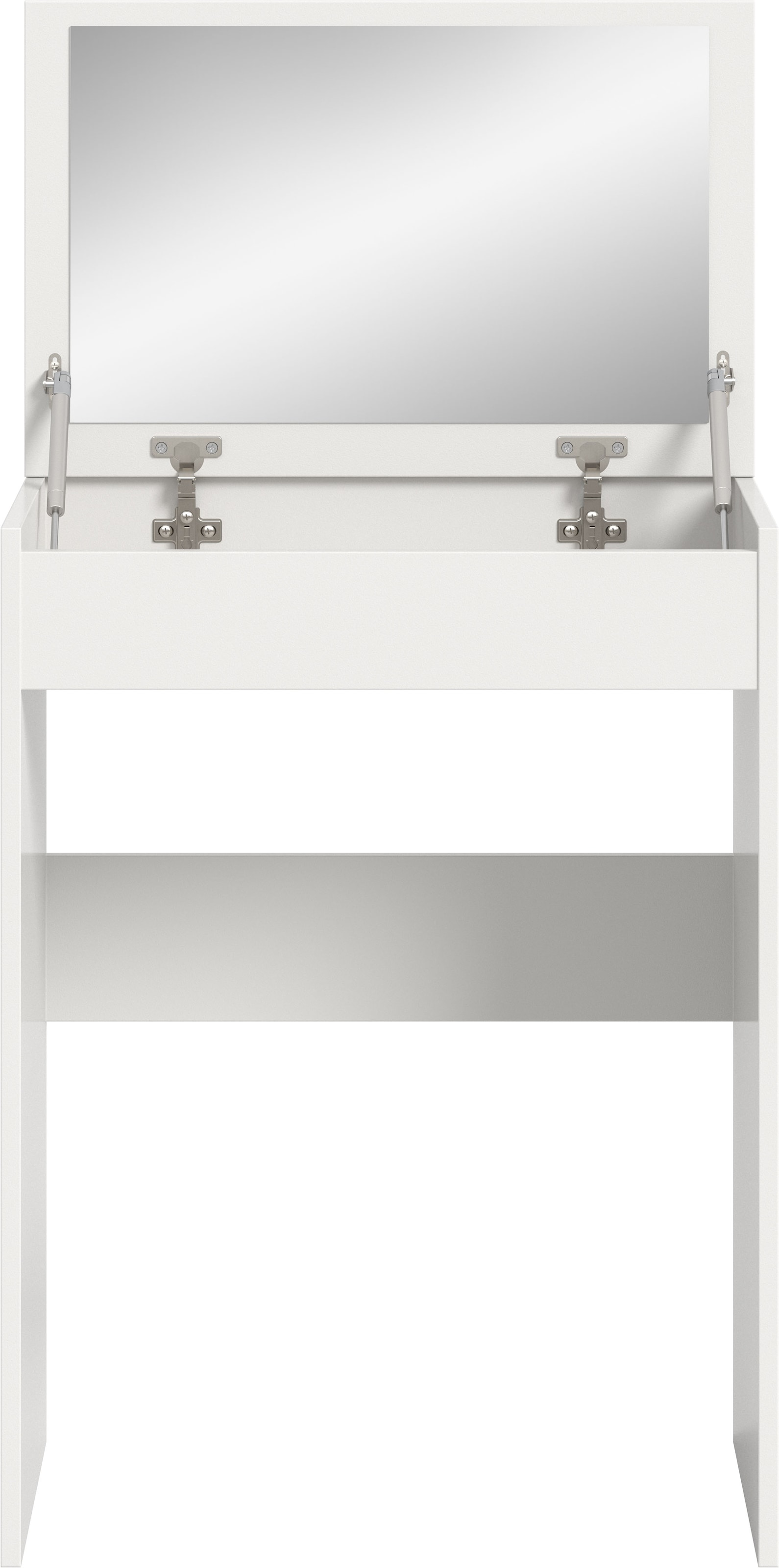 welltime Coiffeuse »MIRA, Breite 62cm, aufklappbar mit Innenspiegel & Stauraumfach« Kosmetiktisch, Frieserkommode, Schreibtisch, Home-Office-Schreibtisch