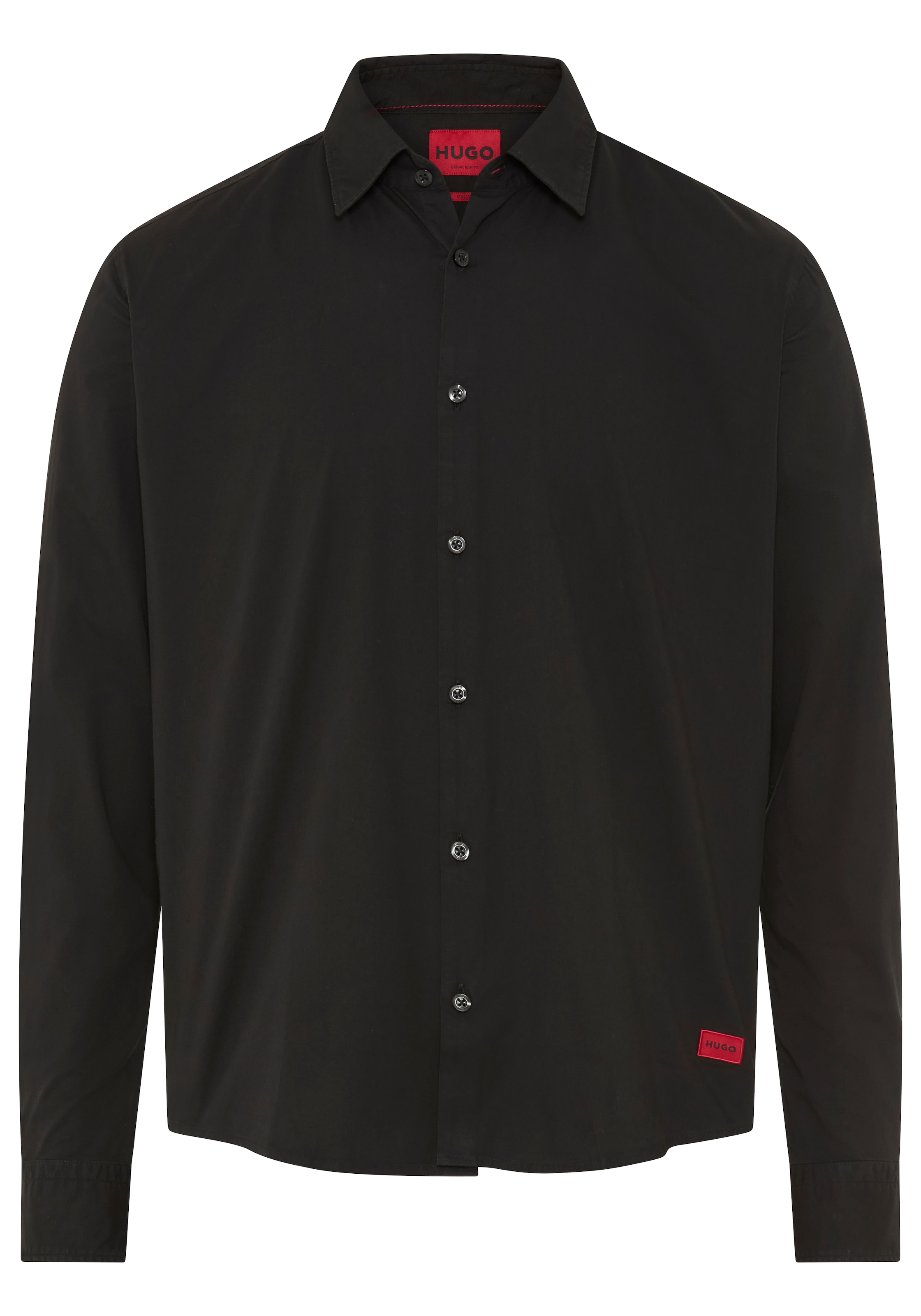 HUGO Chemise à manches longues »Ermo« Kentkragen, Slim Fit, Baumwoll-Mix