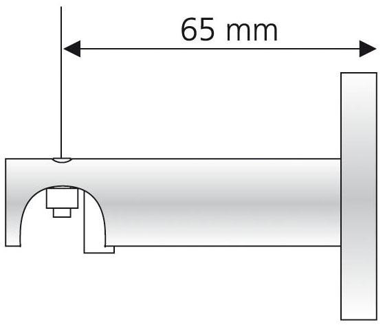 Liedeco Träger, (1 St.), für Gardinenstange Ø 16 mm