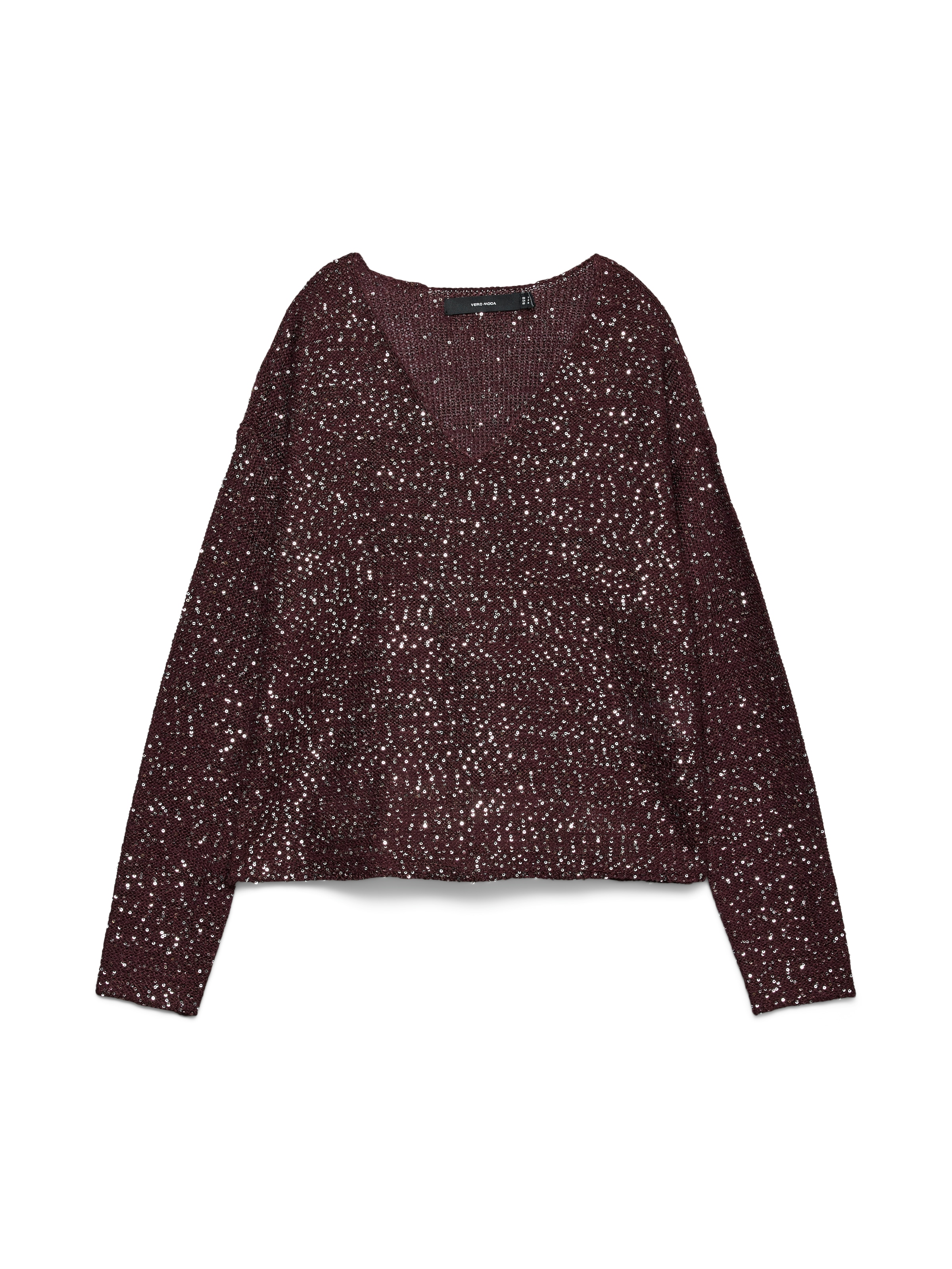 Image of Vero Moda Strickpullover "VMLEILANI NEW LS V-NECK PULLOVER REP"