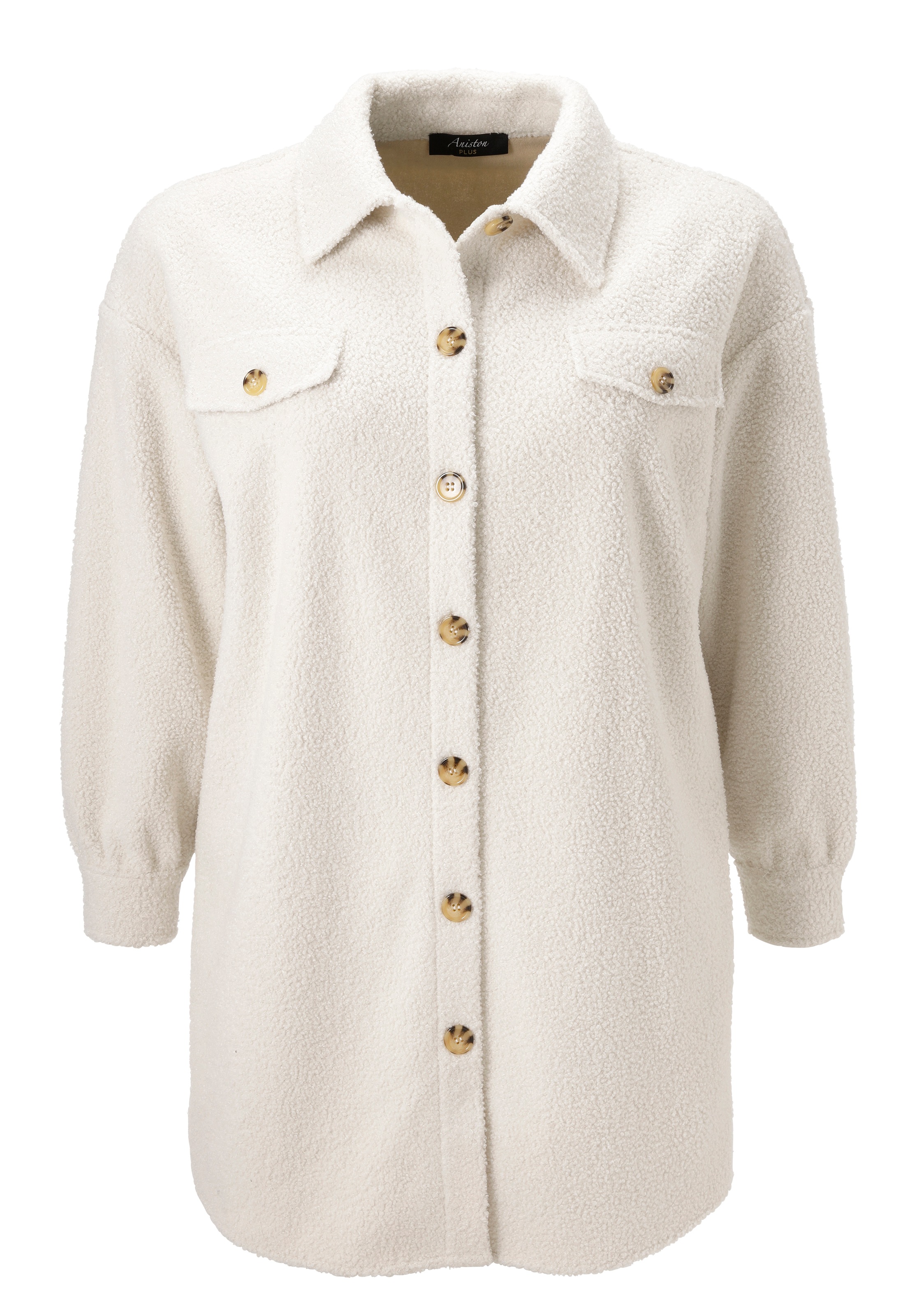 Image of Aniston PLUS Fellimitatjacke in Plüsch Optik