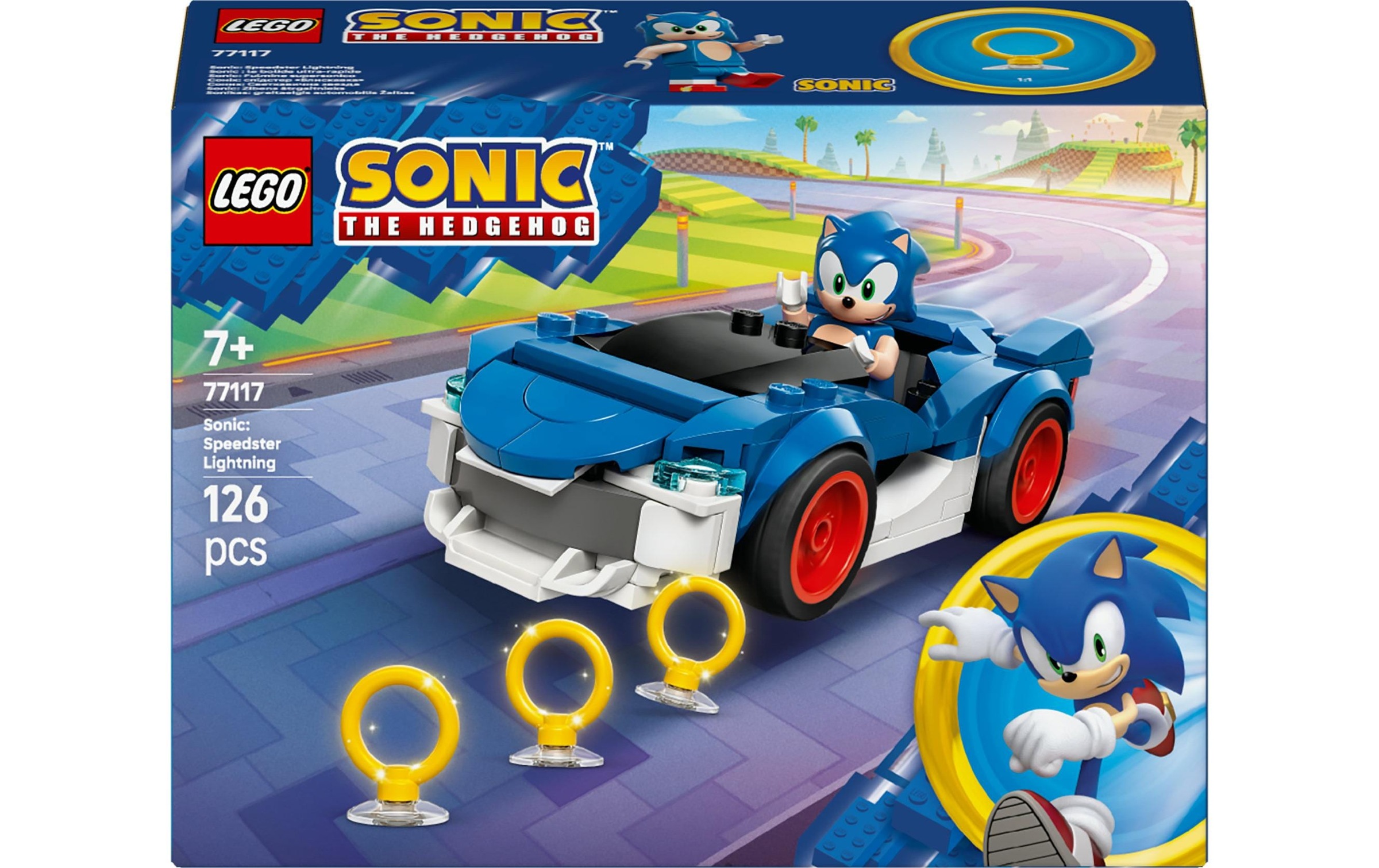 Image of LEGO Konstruktionsspielsteine "Sonic Sonic: Speedster Lightning 77117"