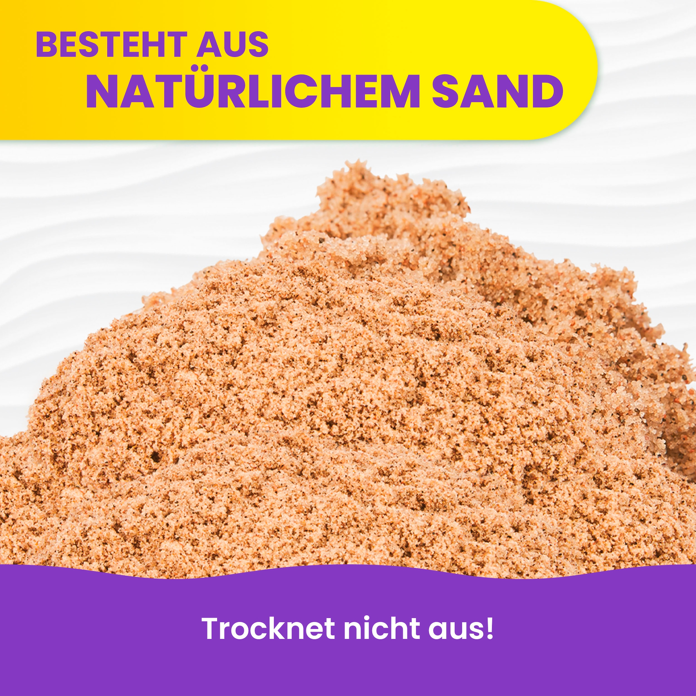 Spin Master Set créatif »Kinetic Sand - Braun 2,5 kg«