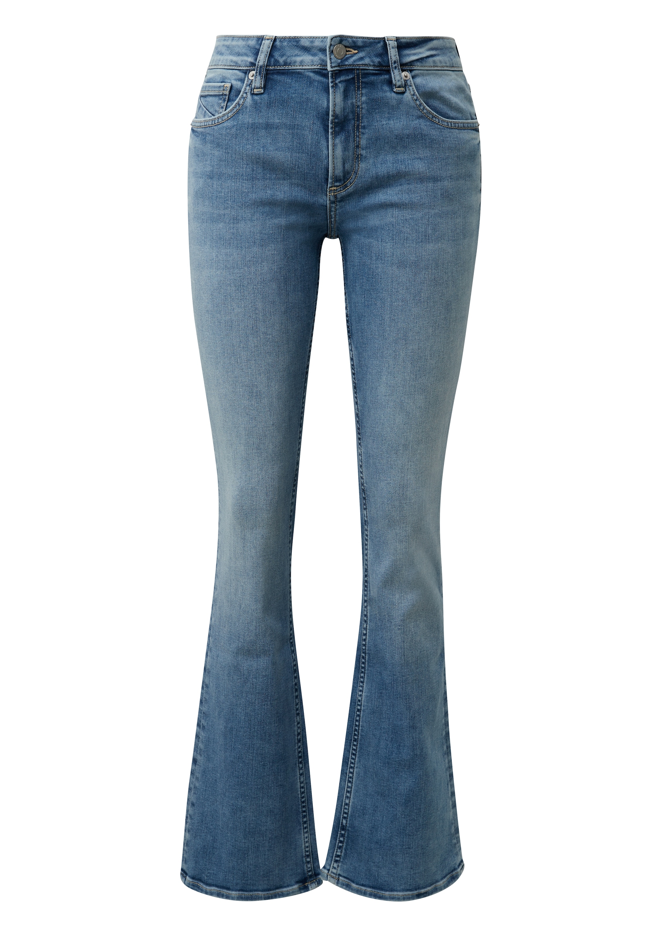 QS Jeans à pattes d'eph mit Schlag und Stretch