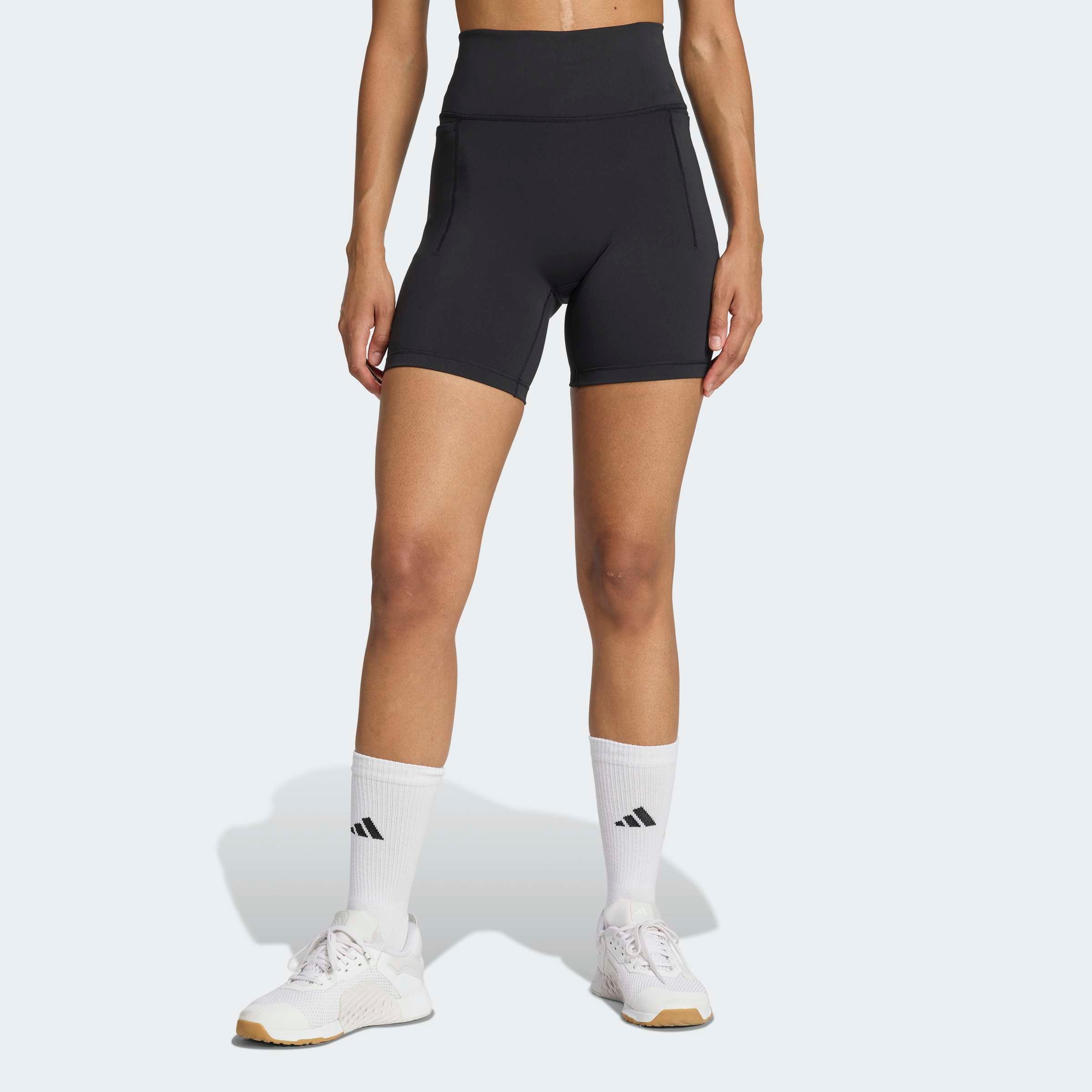 Image of adidas Performance Shorts "OPTIME WORKOUT KURZE LEGGINGS" körpernaher Schnitt, für Sportmode, sportlich, kurz, ohne Verschluss