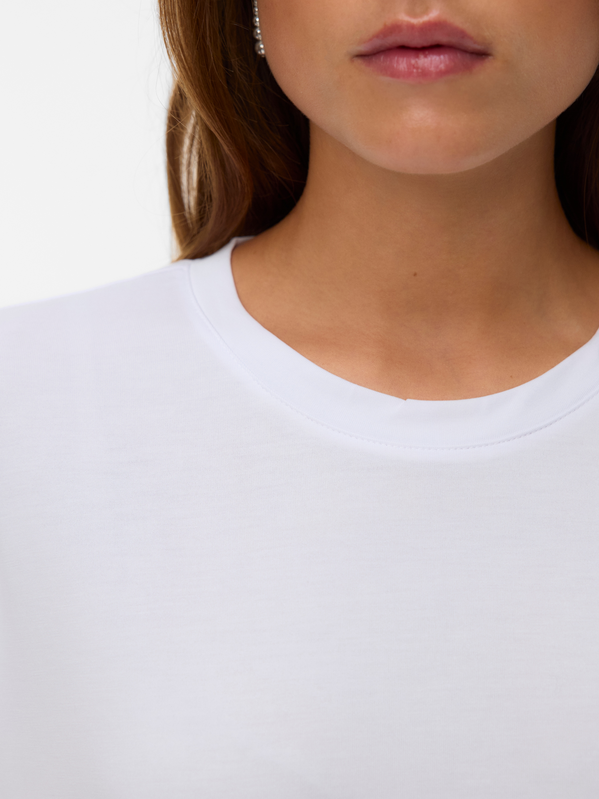 Vero Moda Kurzarmshirt »VMFILLI 2/4 TEE JRS NOOS« Materialmix, relaxed fit
