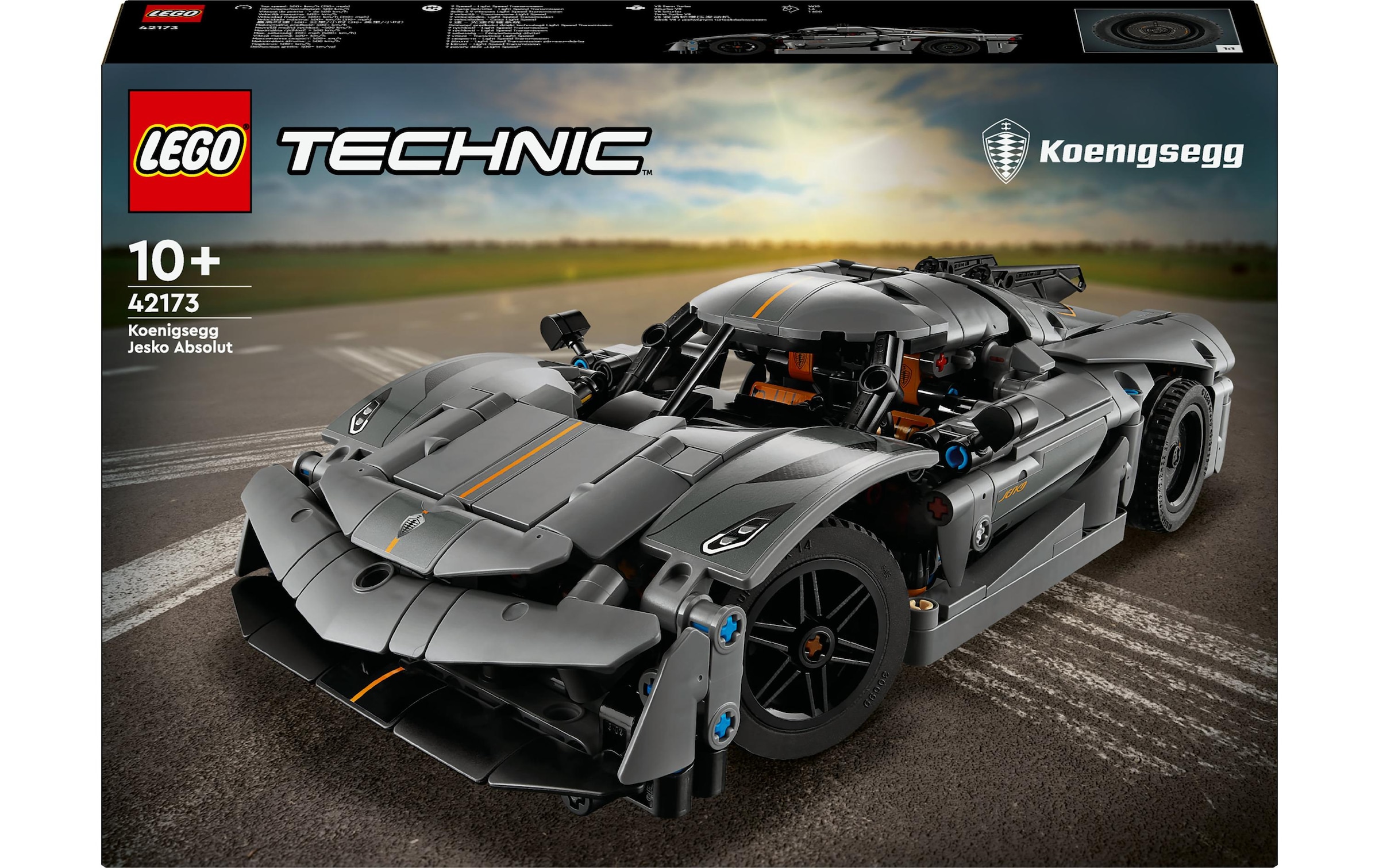 Konstruktionsspielsteine »Technic Koenigsegg Jesko Supersportwagen 42173«, (801 St.)