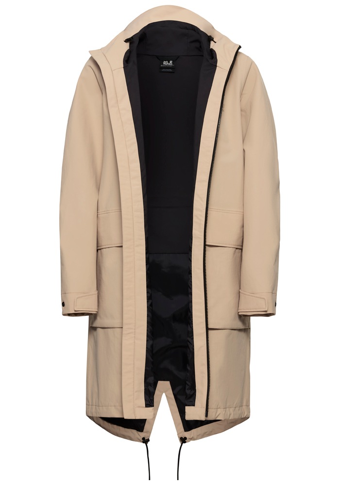 Jack Wolfskin Manteau fonctionnel »NABUR 2L COAT W« Wasserdicht, atmungsaktiv, Übergangsjacke