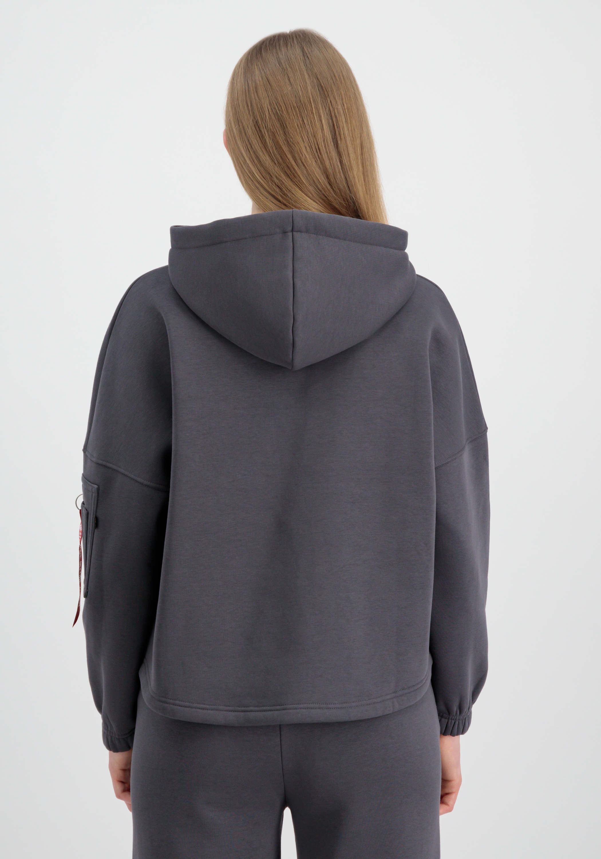 Alpha Industries Hoodie »Alpha Industries Women - Hoodies X-Fit Label OS Hoodie Wmn«