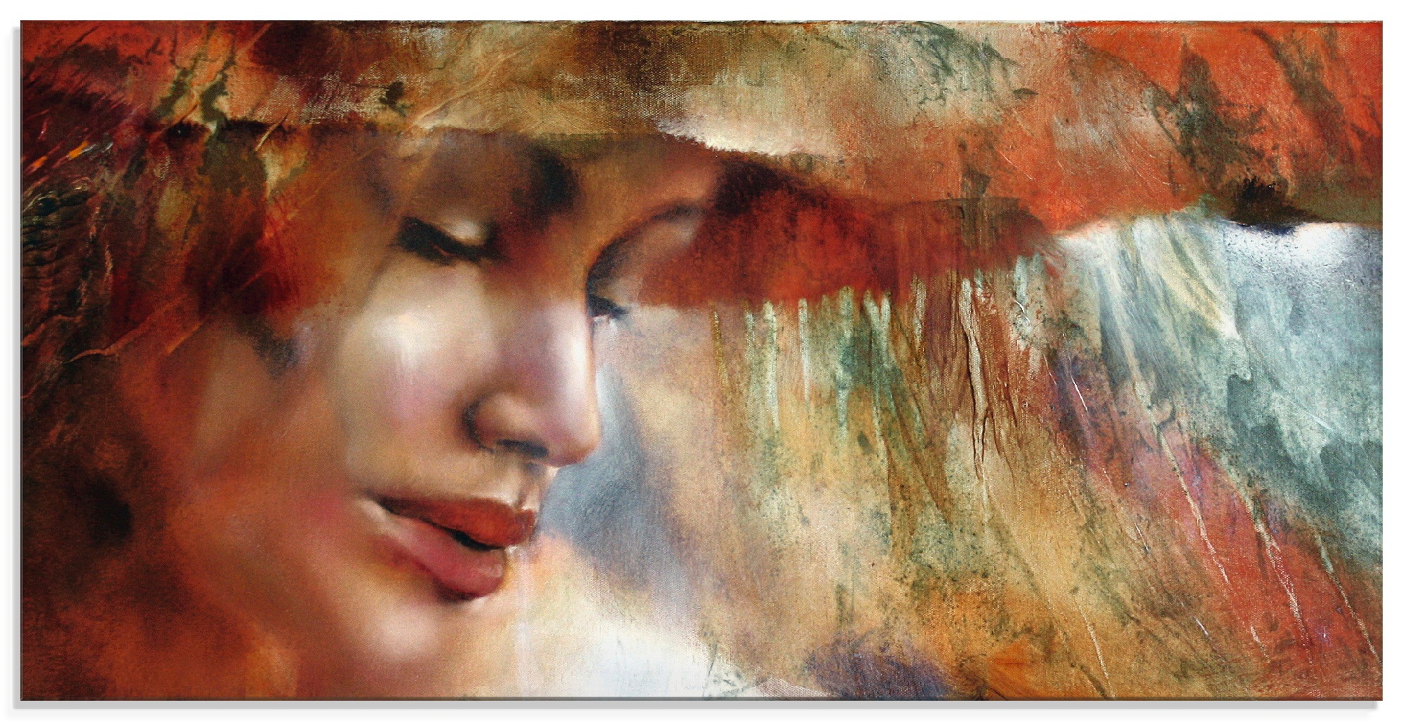 Image of Artland Glasbild »Ricarda«, Frau, (1 St.) bei Ackermann Versand Schweiz