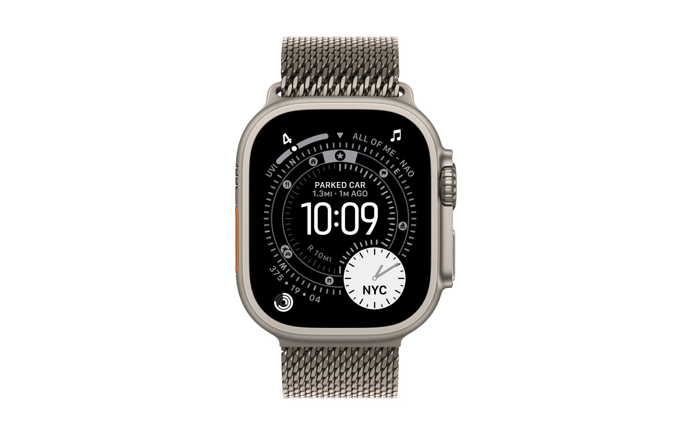 Apple Smartwatch-Armband »Titanium Milanese Loop 49 mm«