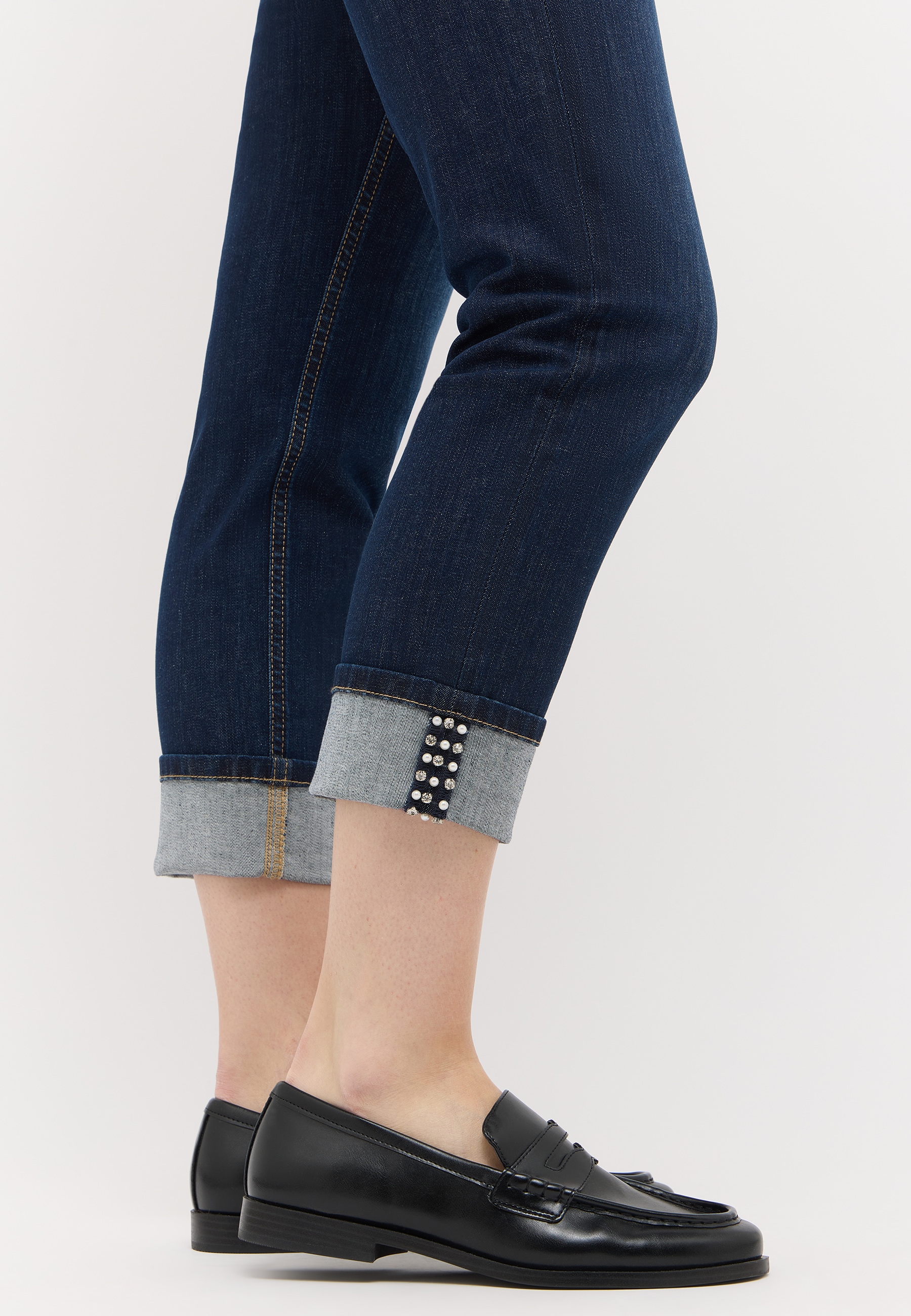 ANGELS 7/8-Jeans »CIRA GLOW« Slim Fit Passform, mit Eingrifftaschen, Coinpocket und Gesässtaschen