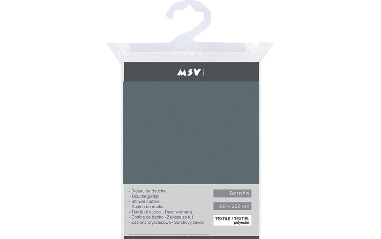 MSV Duschvorhang »Romana, Grau, Polyester«