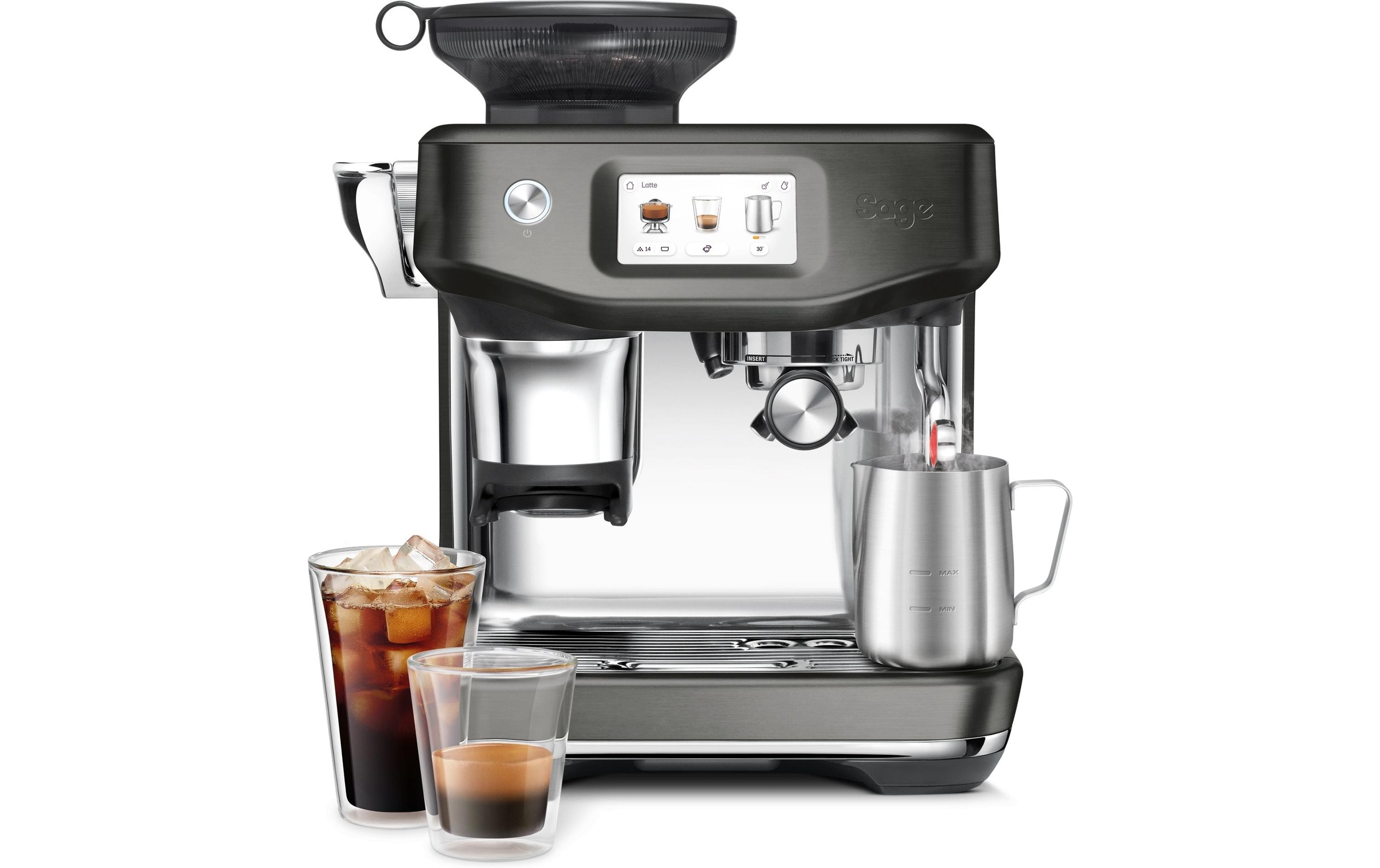 Sage Siebträgermaschine »Touch Impress Cold«, Milchschaumdüse