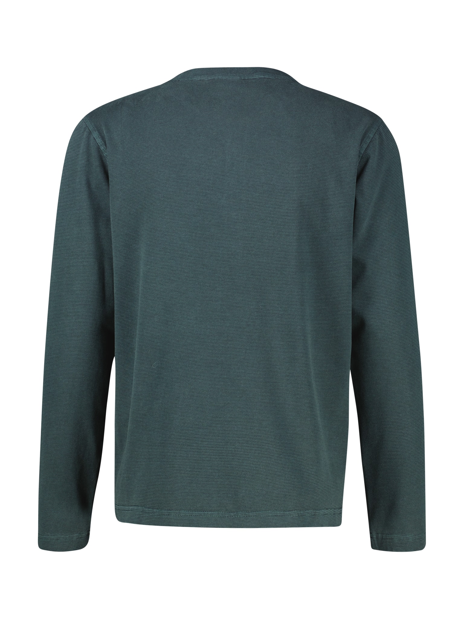 LERROS T-shirt à manches longues Avec une courte patte de boutonnage - Serafino - et fines rayures