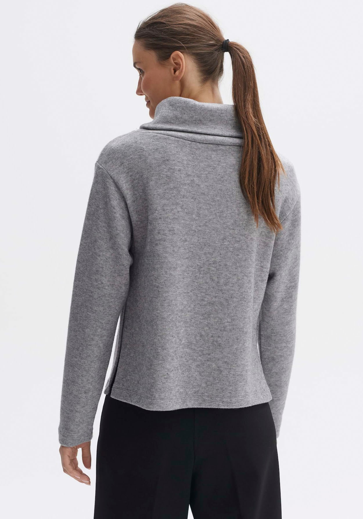 OPUS Sweatshirt »Gingy«, mit breitem Rollkragen