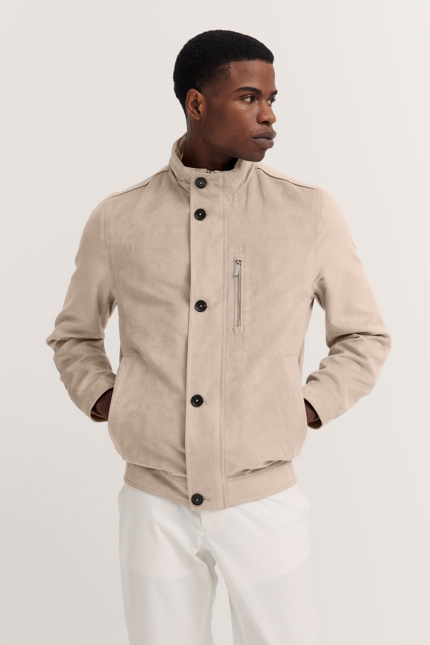 Image of bugatti Blouson ohne Kapuze aus hochwertigem Material