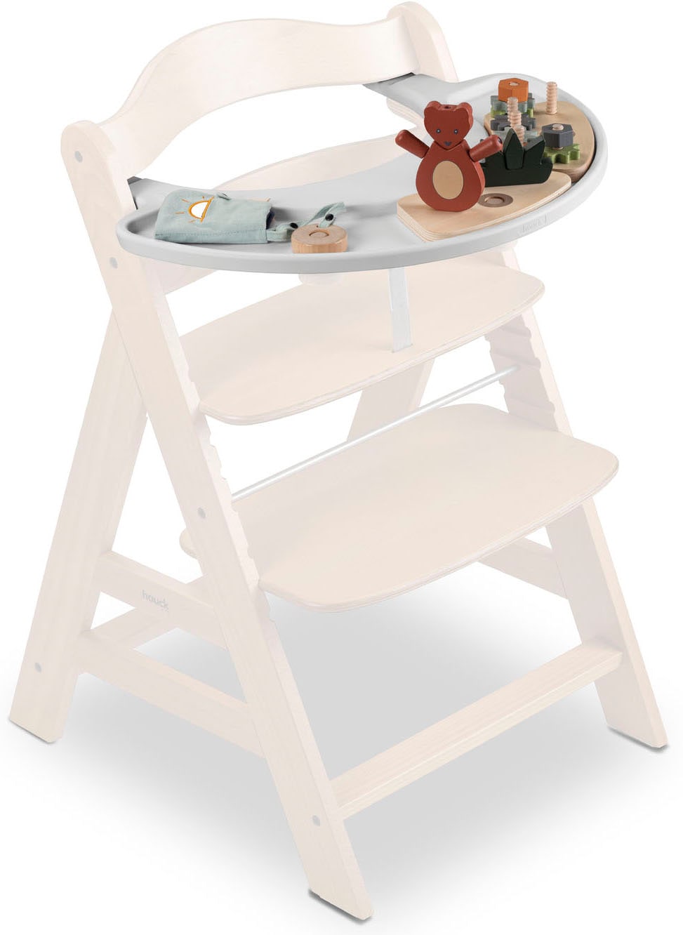 Hauck Plateau de chaise haute »Arketa Play Tray, White«