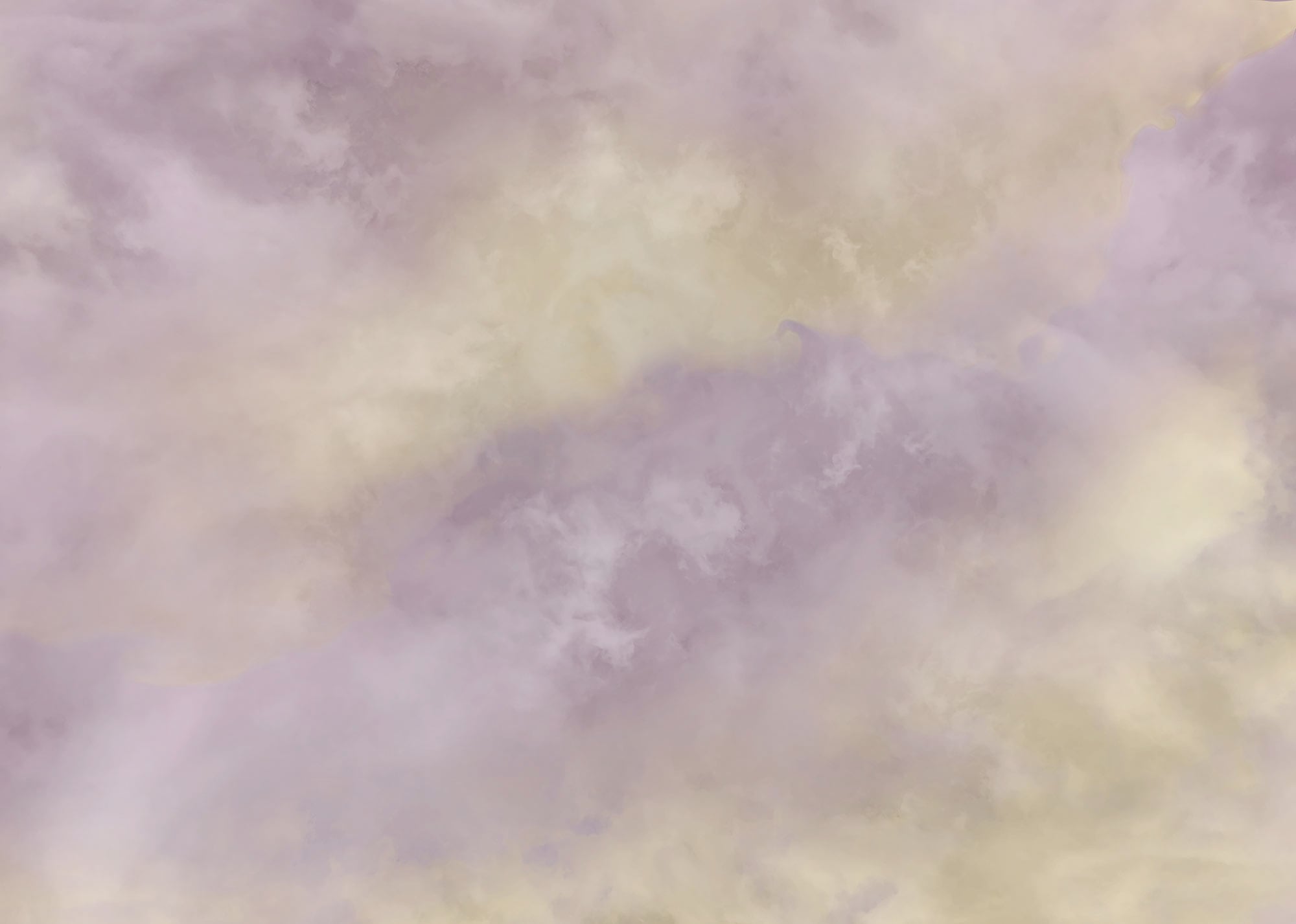 Komar Fototapete »Komar Vlies Fototapete - Lavender clouds - Grösse 350 x 250 cm«, bedruckt