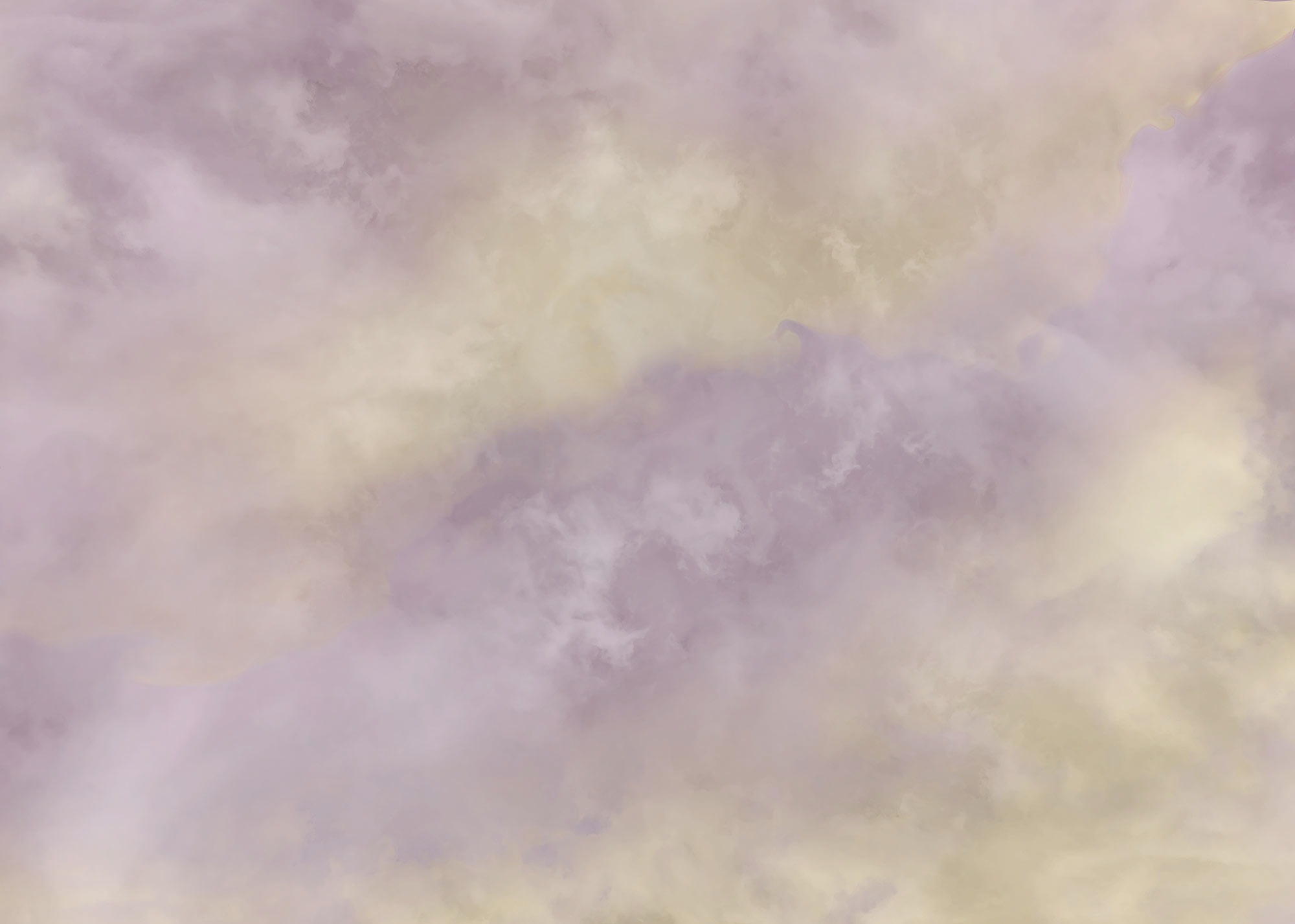 Komar Fototapete "Komar Vlies Fototapete - Lavender clouds - Größe 350 x 250 cm" bedruckt glatt