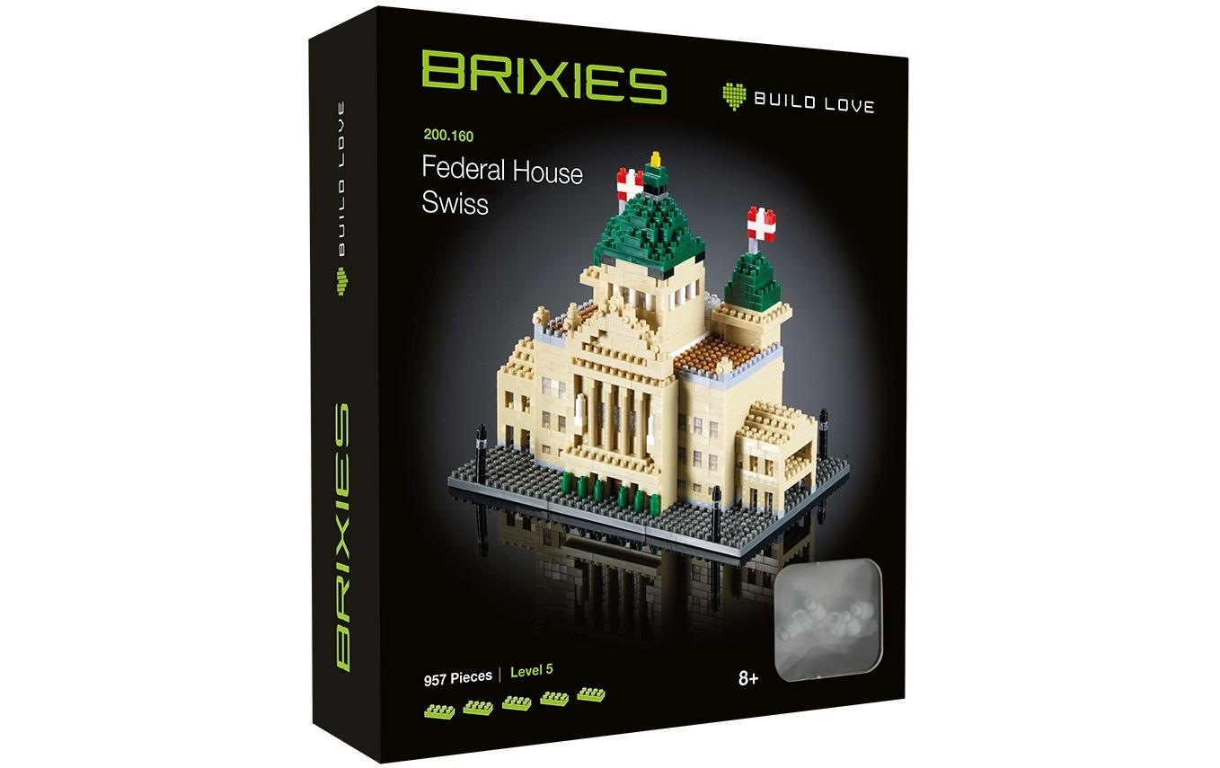 Brixies Spielbausteine »BRIXIES Bausteinmodell Bundeshaus S«, (957 St.)