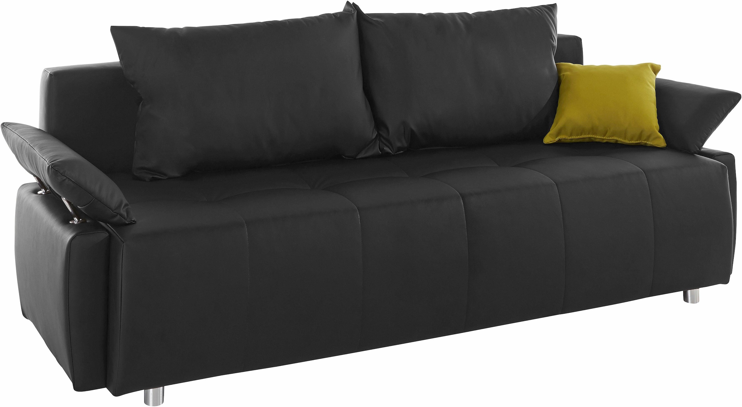 COLLECTION AB Schlafsofa »Funtastic«, Rücken- mit Bettfunktion, und 2 1 inklusive Zierkissen Federkern, kaufen