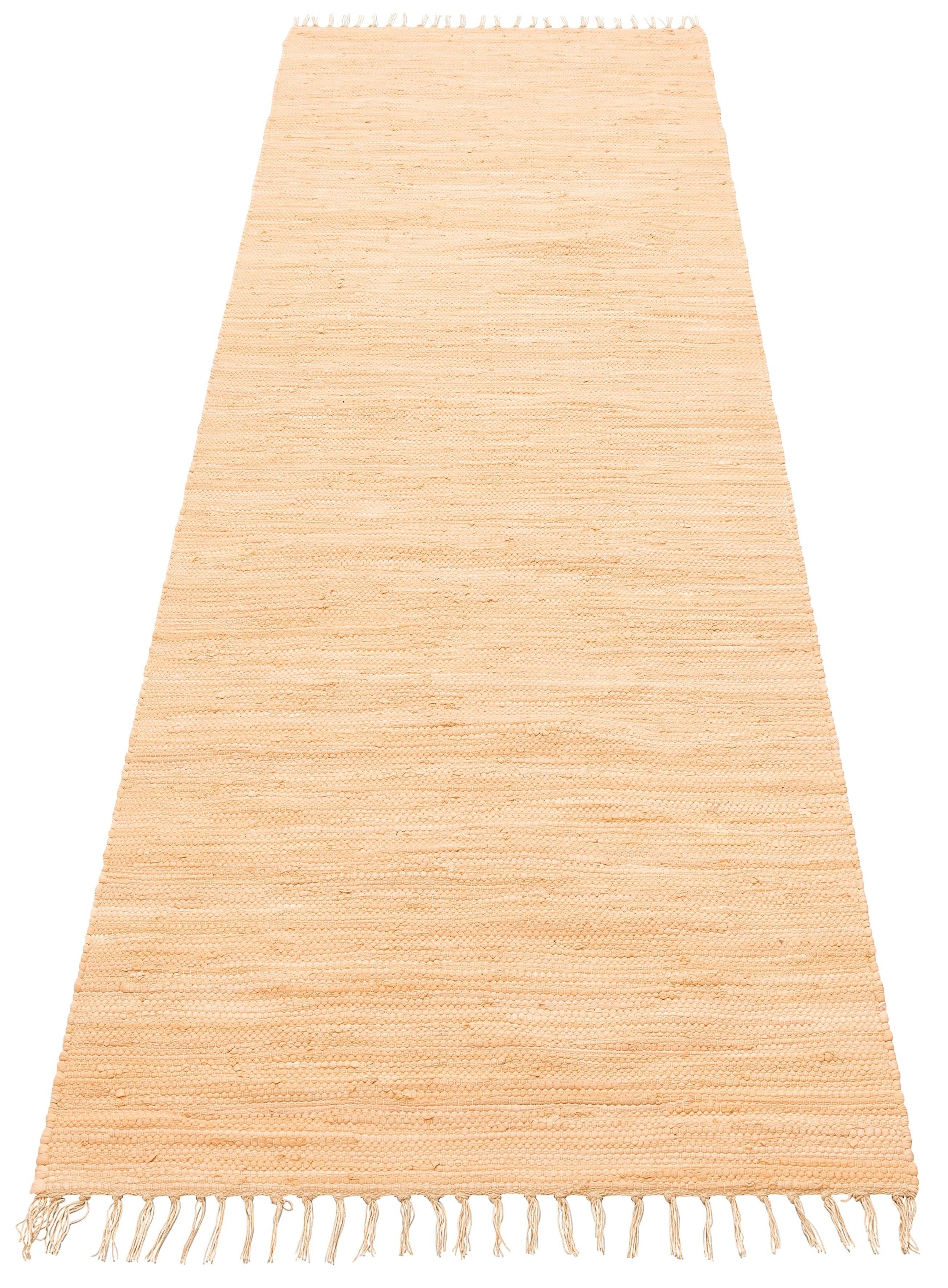 Image of my home Läufer »Ares«, rechteckig, 5 mm Höhe, Teppich-Läufer, handgewebt, mit Fransen, ideale Teppiche für Flur/Diele, Schlafzimmer, Wohnzimmer, Esszimmer, Arbeitszimmer bei Ackermann Versand Schweiz