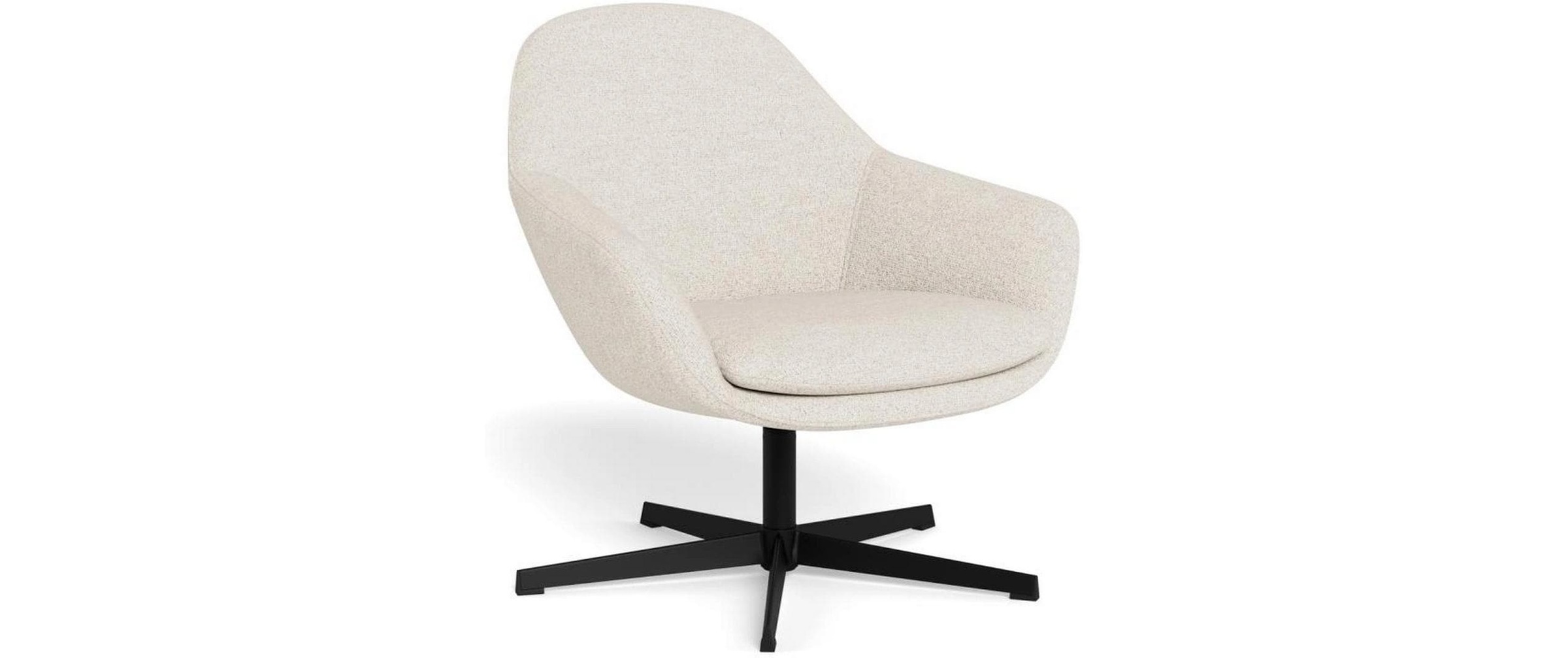 Image of AC Design Sessel "Claremore 74 x 72 x 81 cm" Drehbarer Loungestuhl mit Armlehnen