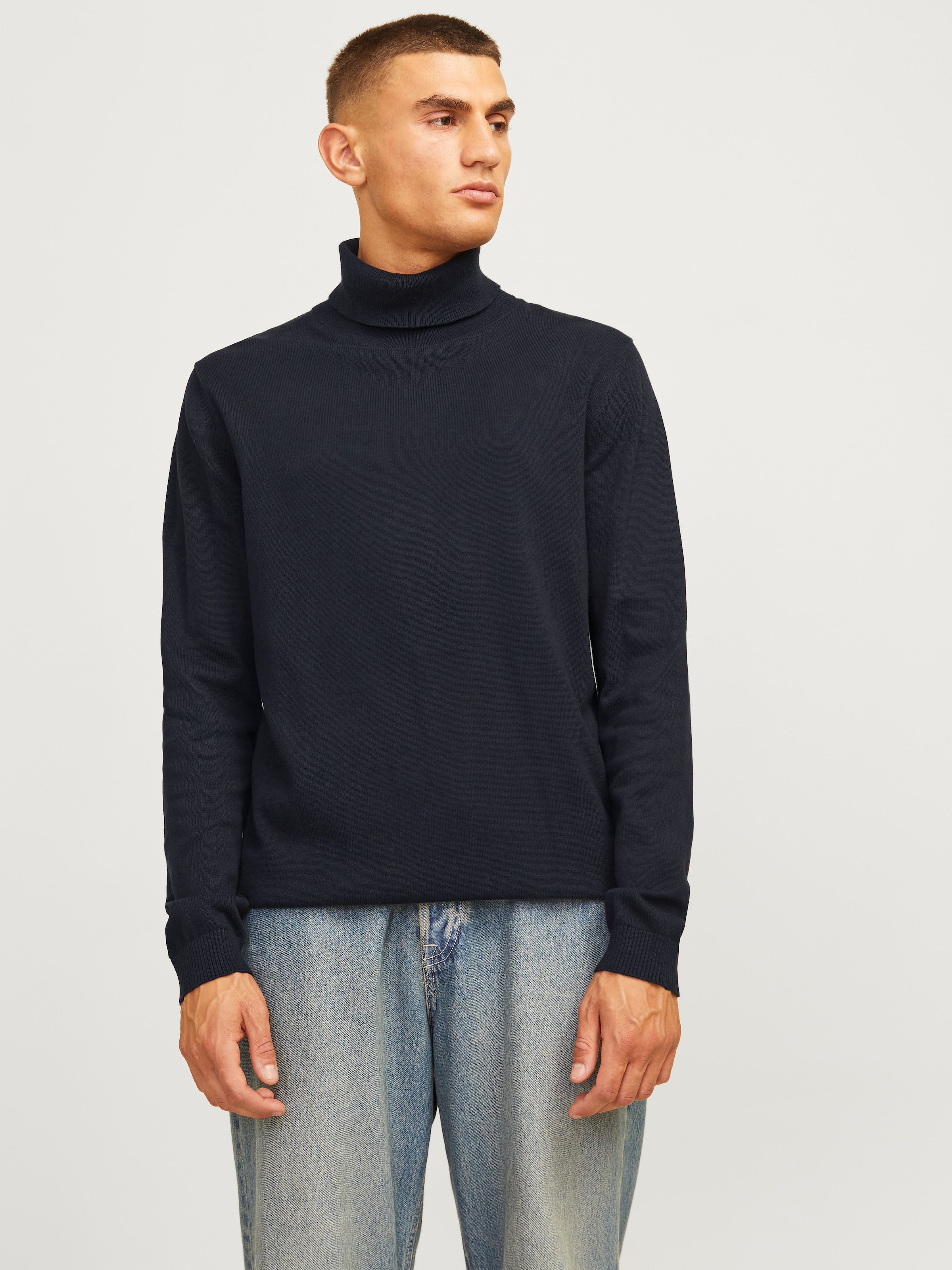 Rollkragenpullover »JJEBASIC KNIT ROLL NECK NOOS«