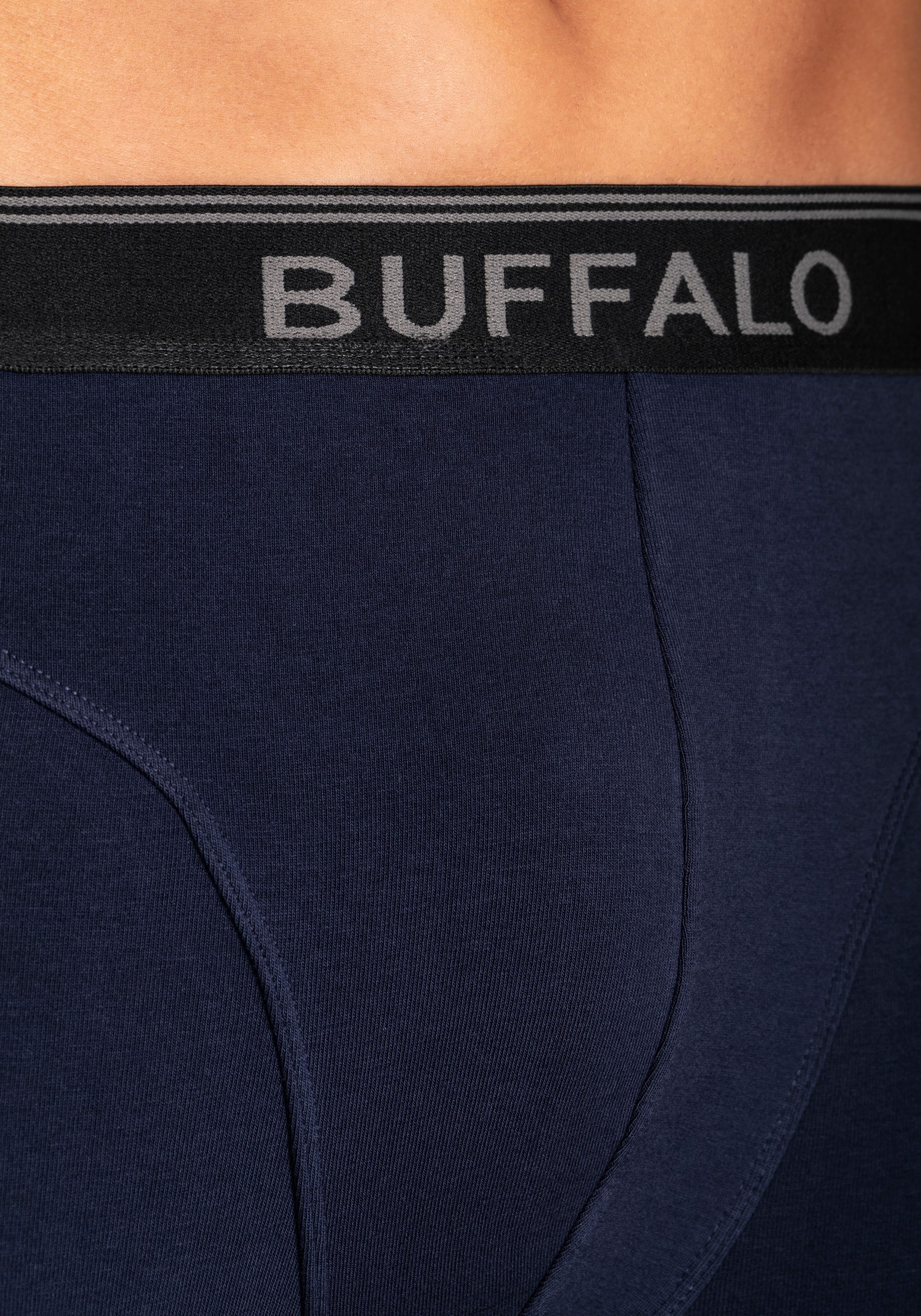 Buffalo Langer Boxer »Boxershorts für Herren«, (Packung, 3 St.), in langer Form ideal auch für Sport und Trekking