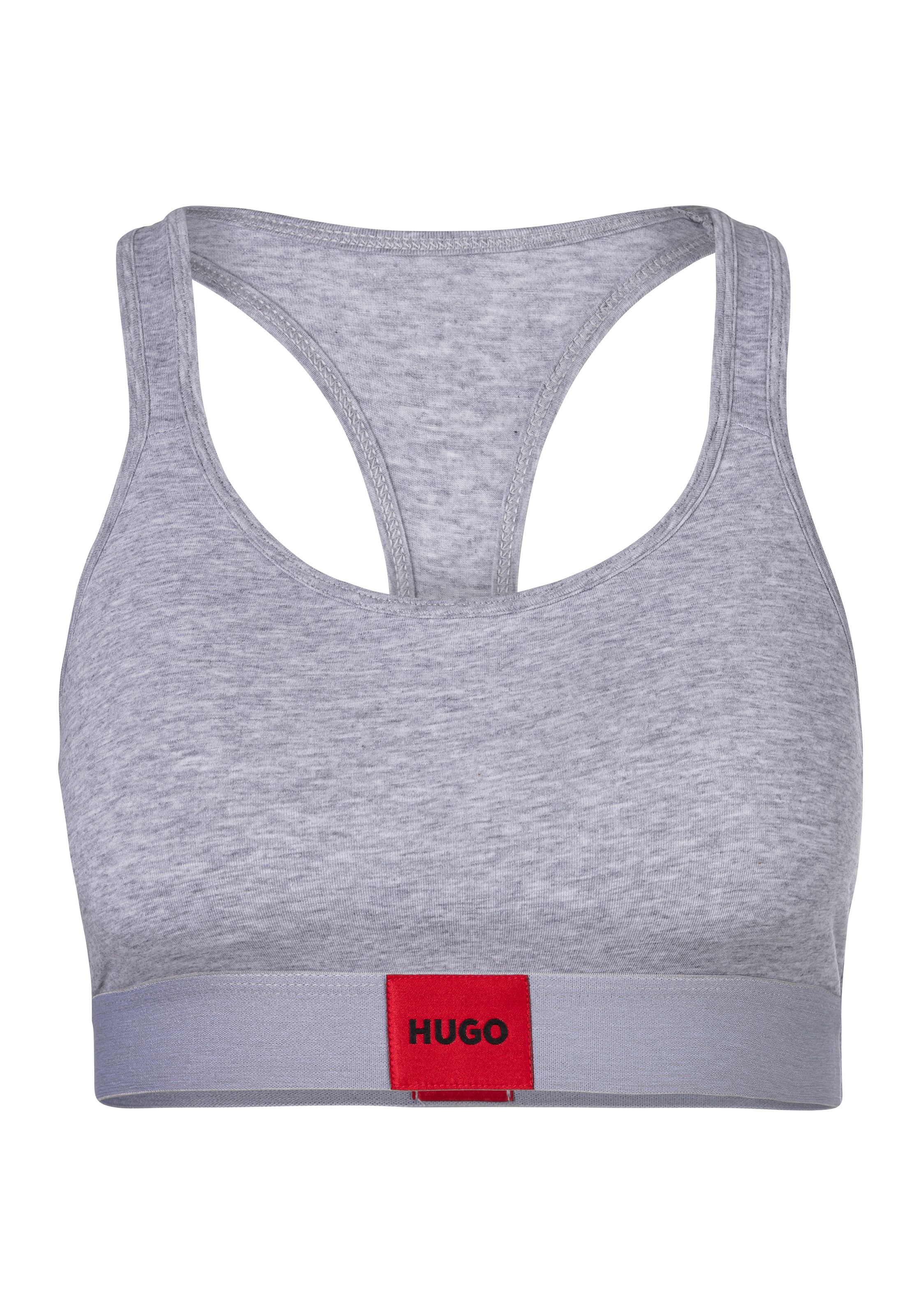 HUGO Underwear Bralette-BH »BRALETTE PAD.RED LAB«, mit aufgesticktem HUGO BOSS Logo