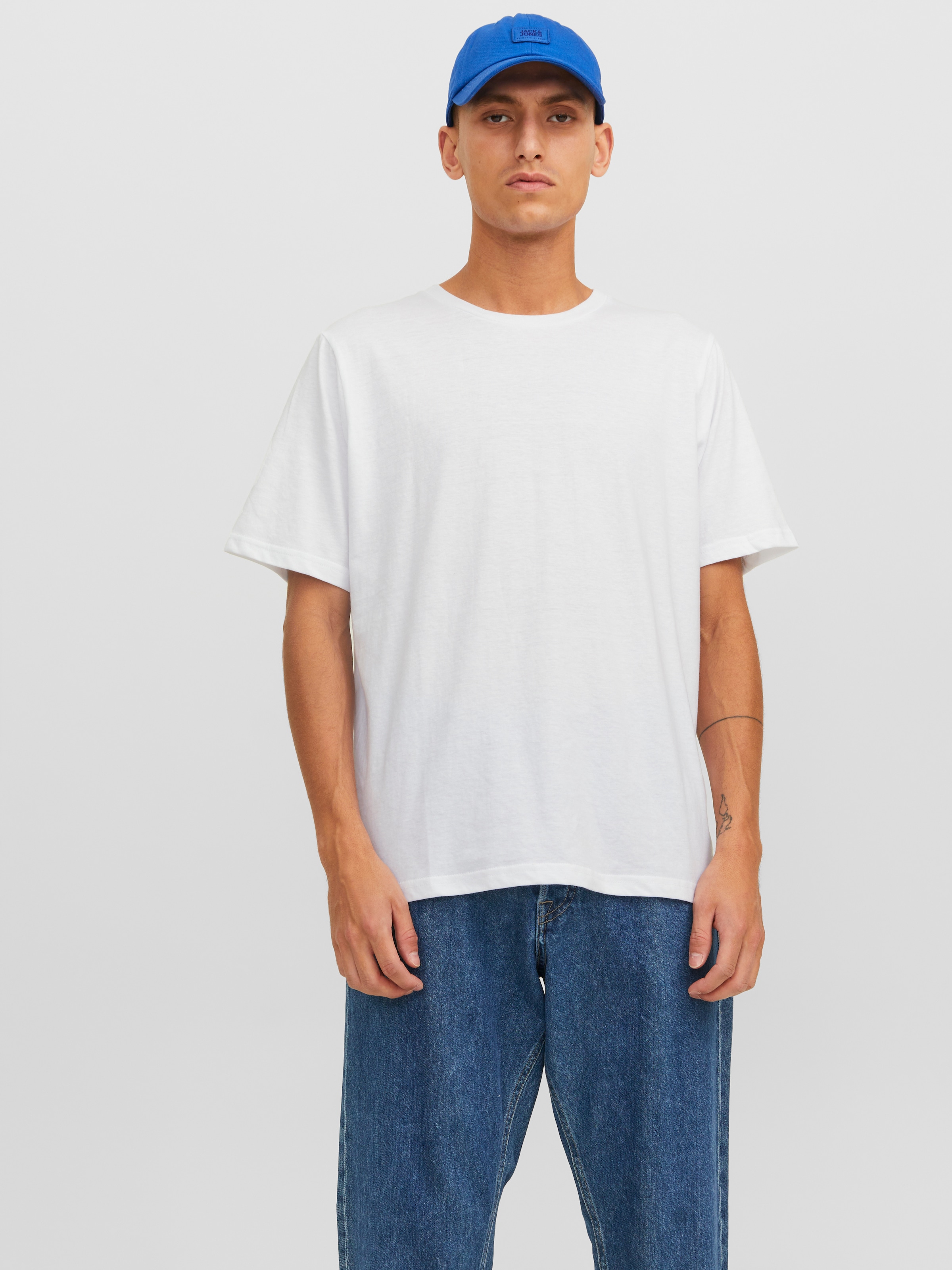 Jack & Jones Rundhalsshirt »JACUNDER TEE CREW NECK 3 PACK NOOS«, (Packung, 3 tlg.)