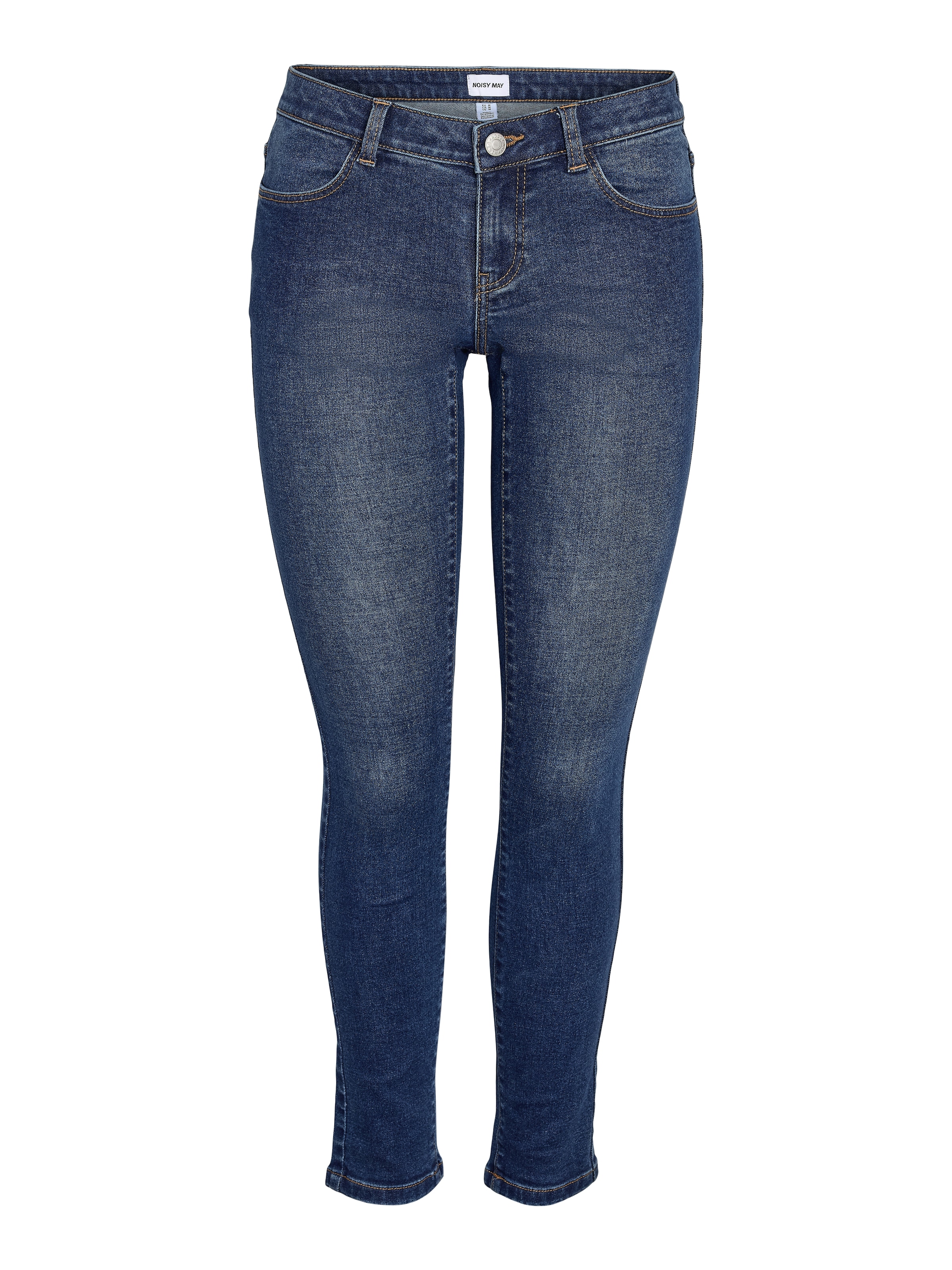 Image of Noisy may Skinny-fit-Jeans "NMRAE LW SKINNY JEANS VI630DB" Baumwollmischung, low waist