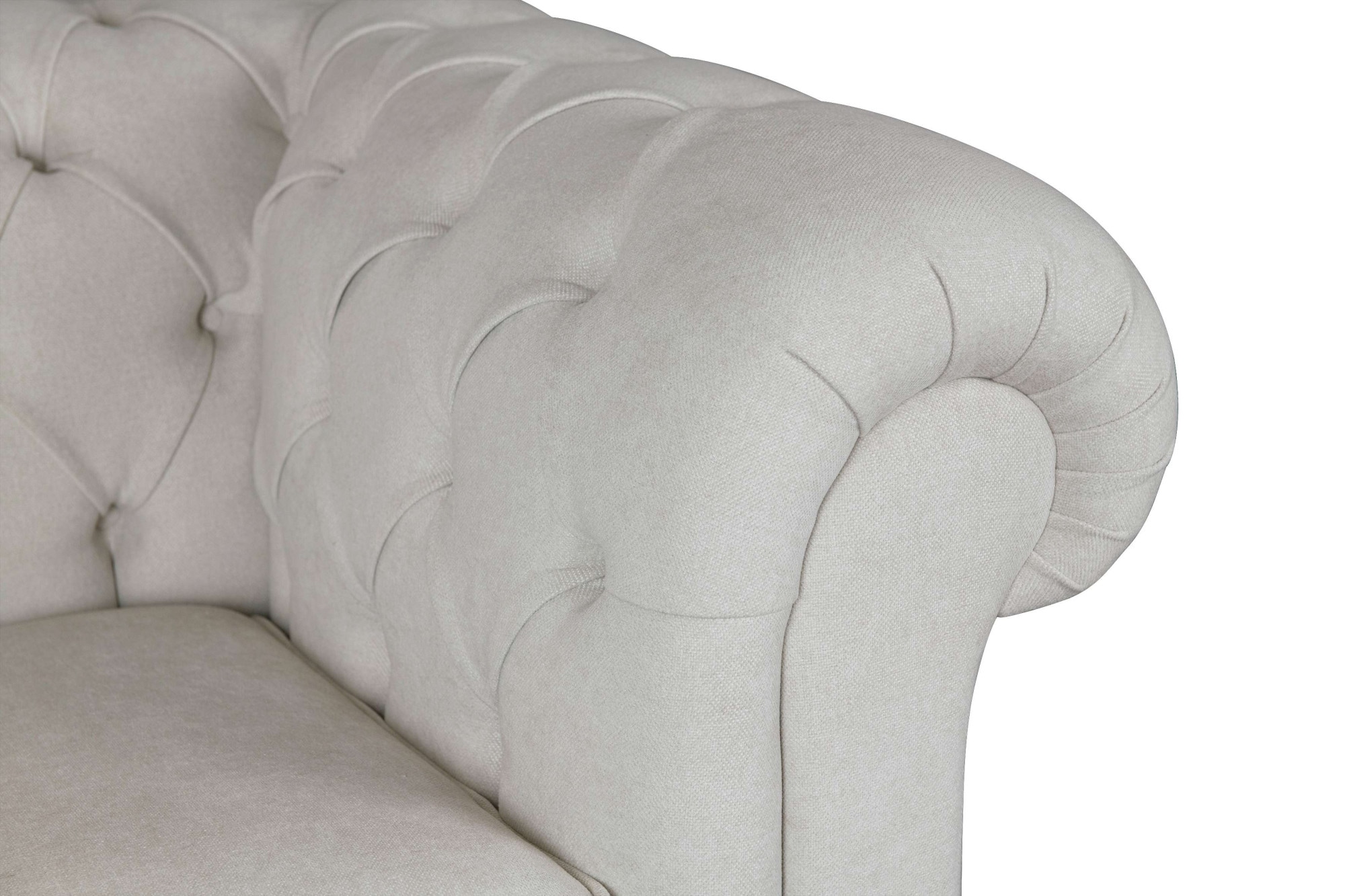 Home affaire 2-Sitzer »CHARENTE, Chesterfield-Sofa, Wellenfederung, Masse: B/T/H: 147/89/74 cm«, mit edler Knopfheftung und typischen Armlehnen