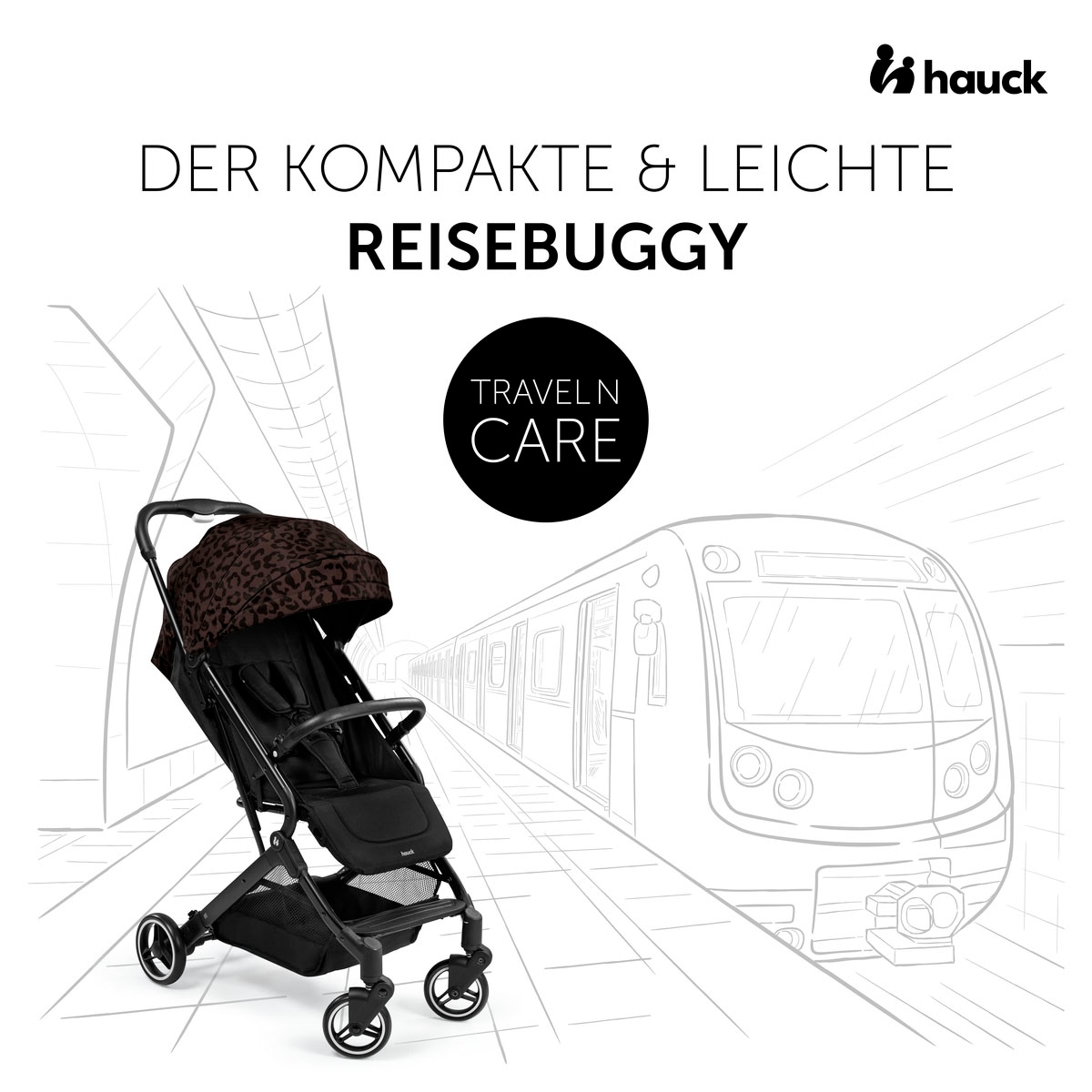 Hauck Poussette pour enfants »Travel N Care« 25 kilos Reisebuggy, leicht; bis 25 kg belastbar